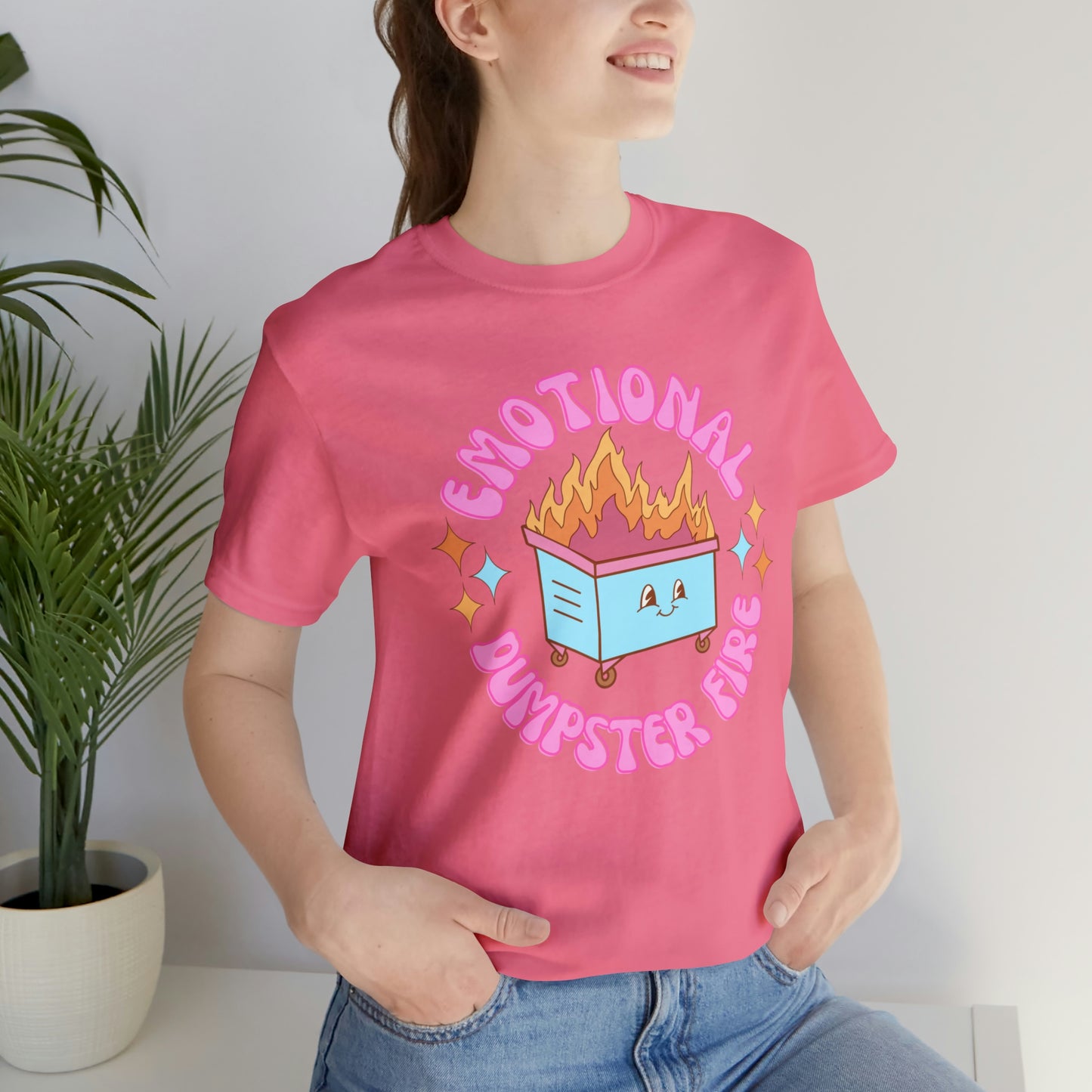 "Emotional Dumpster Fire" Bella Canvas Short Sleeve Tee