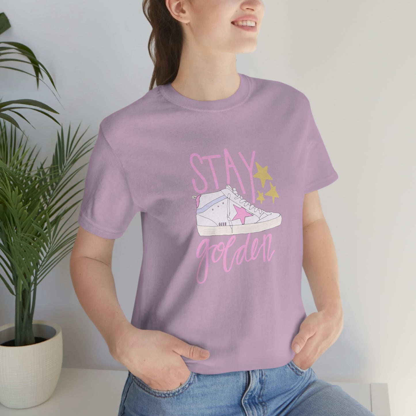 "Stay Golden" Unisex Jersey Short Sleeve Tee