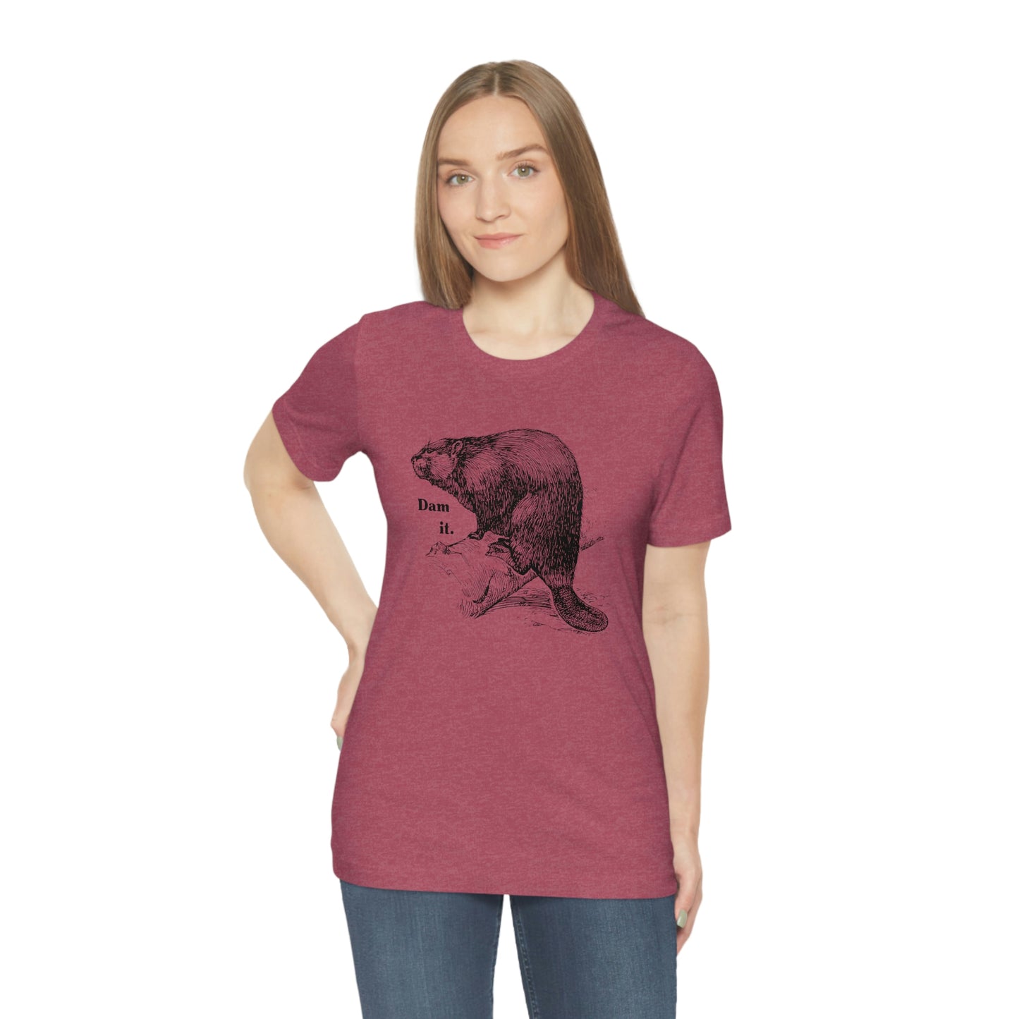 "Dam it" Bella Canvas Graphic Short Sleeve Tee