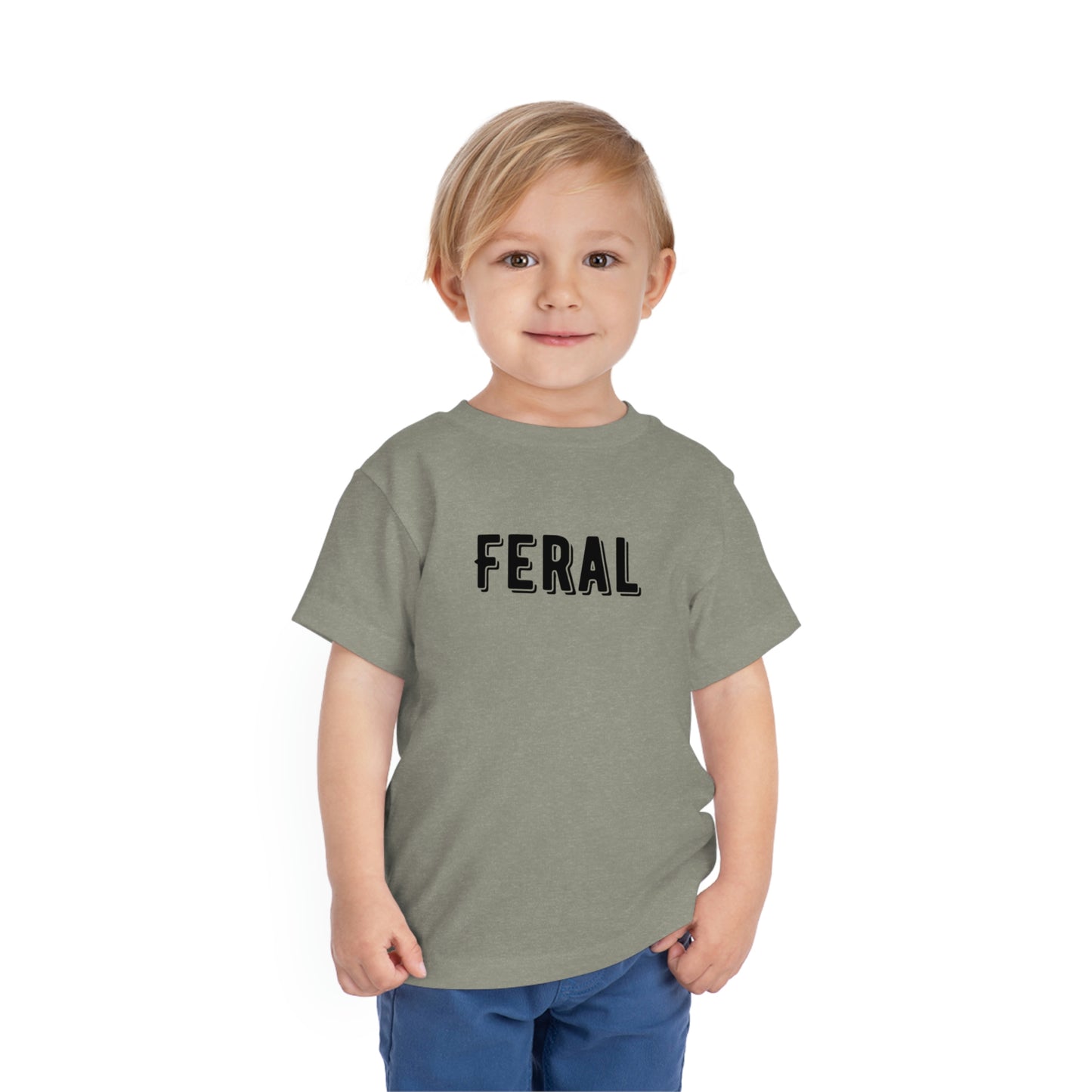 "Feral" Toddler Short Sleeve Tee (2T-5T)