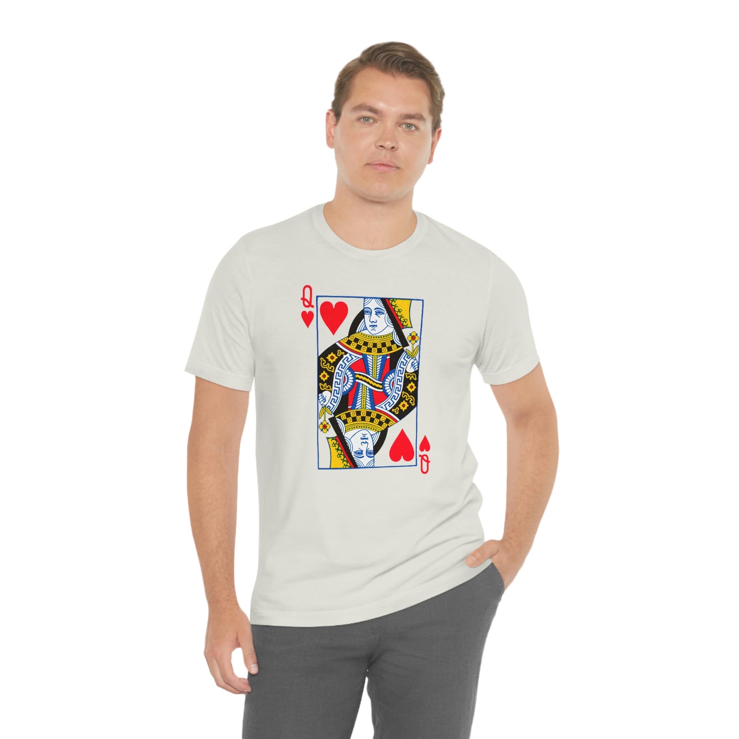 "Queen of Hearts" Unisex Jersey Short Sleeve Tee