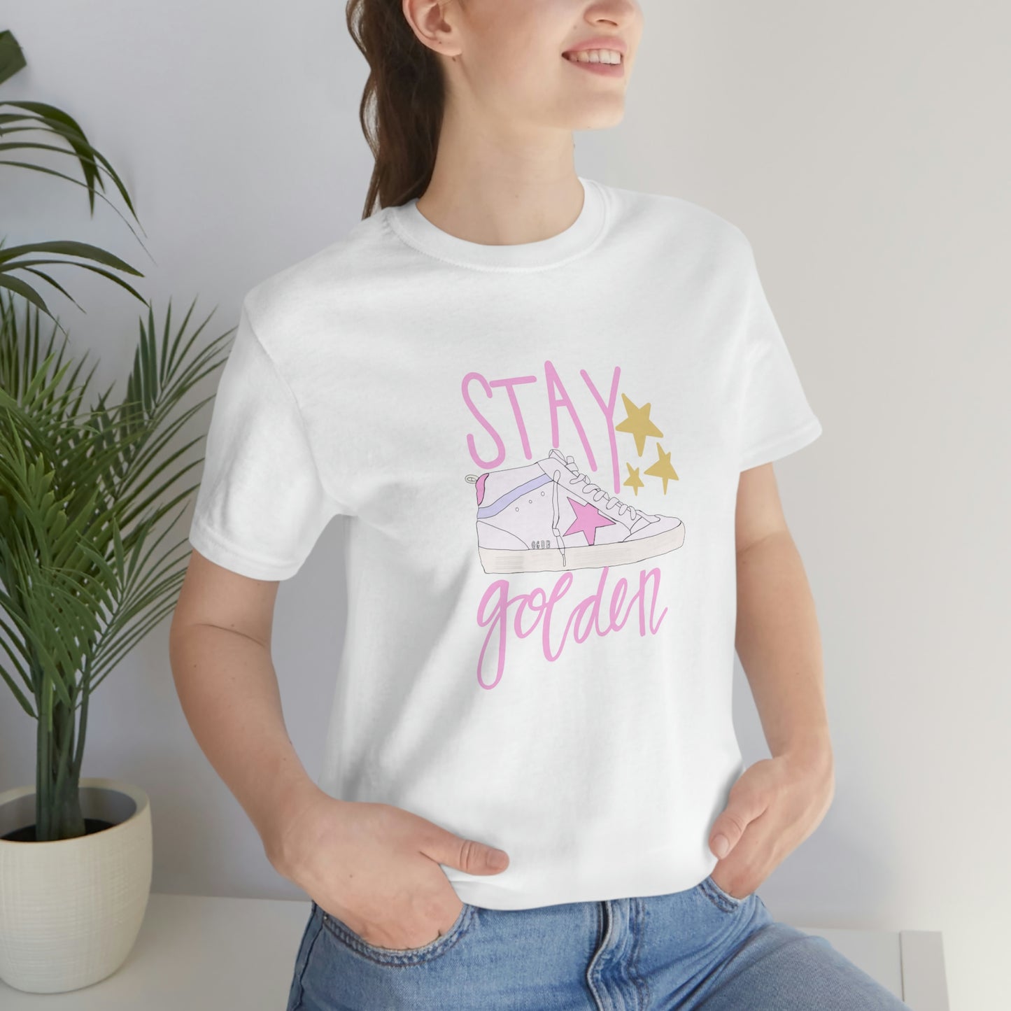 "Stay Golden" Unisex Jersey Short Sleeve Tee