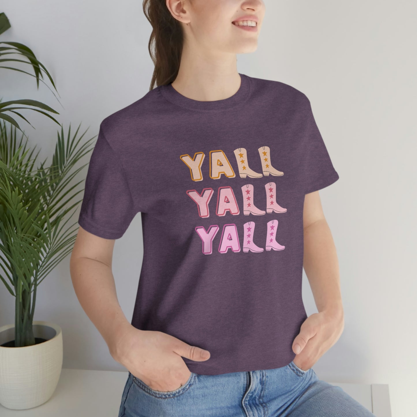 "Yall" Unisex Jersey Short Sleeve Tee