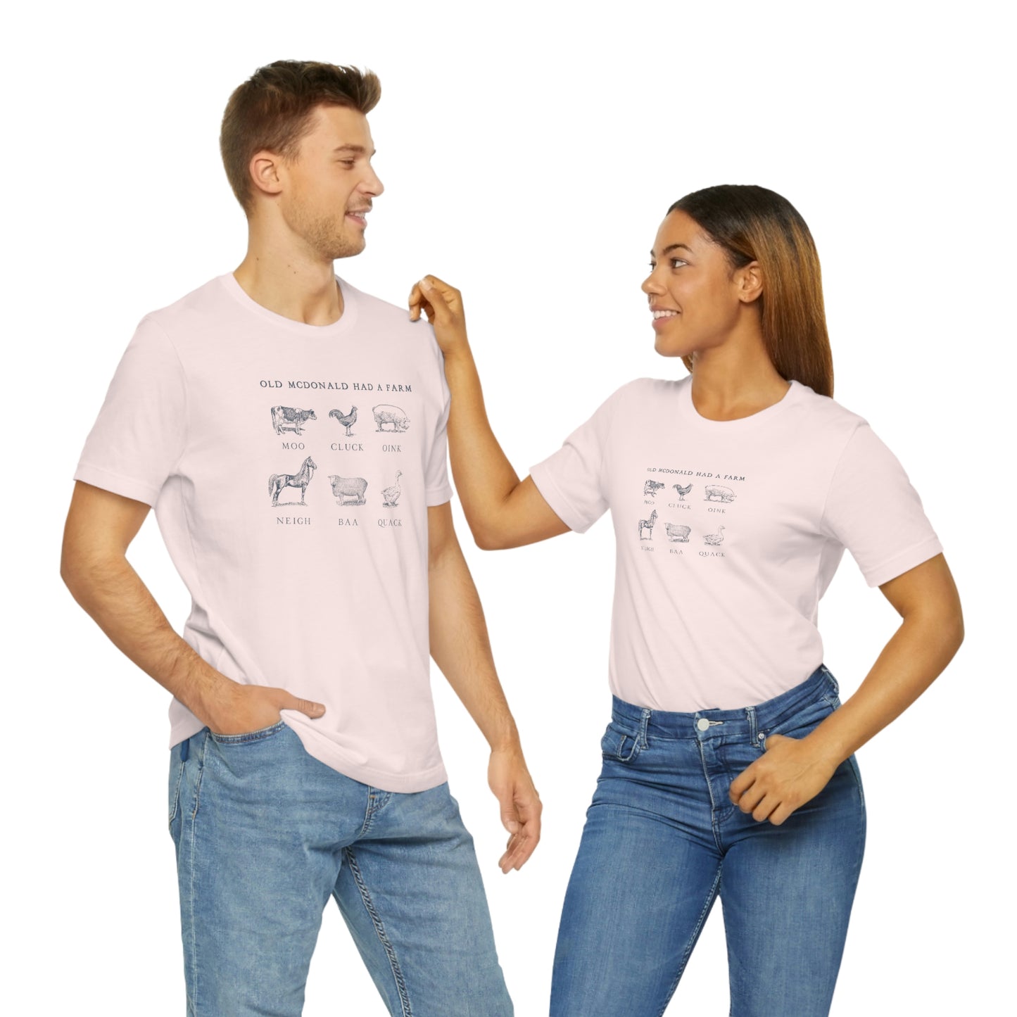 "Old McDonald Tee" Unisex Jersey Short Sleeve Tee (Bella Canvas 3001)