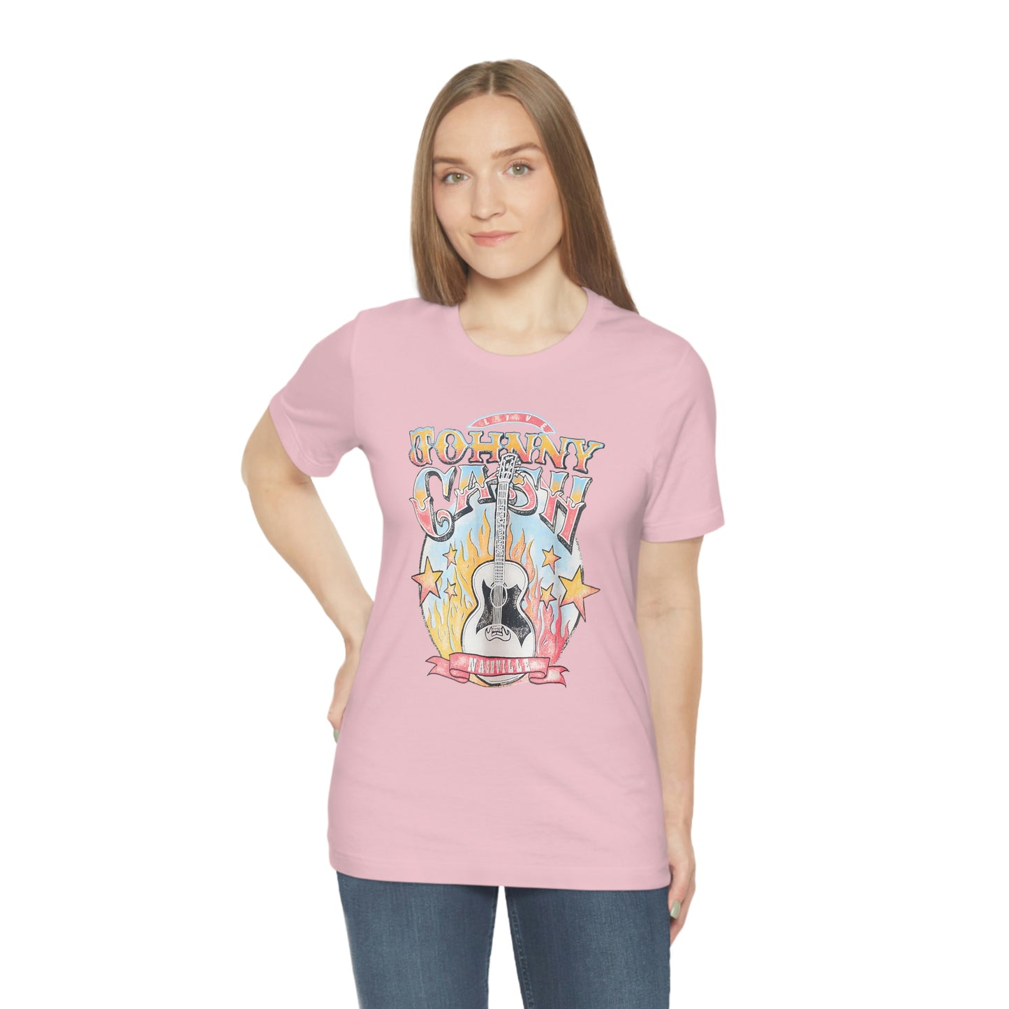 "Johnny Cash" Unisex Jersey Short Sleeve Tee