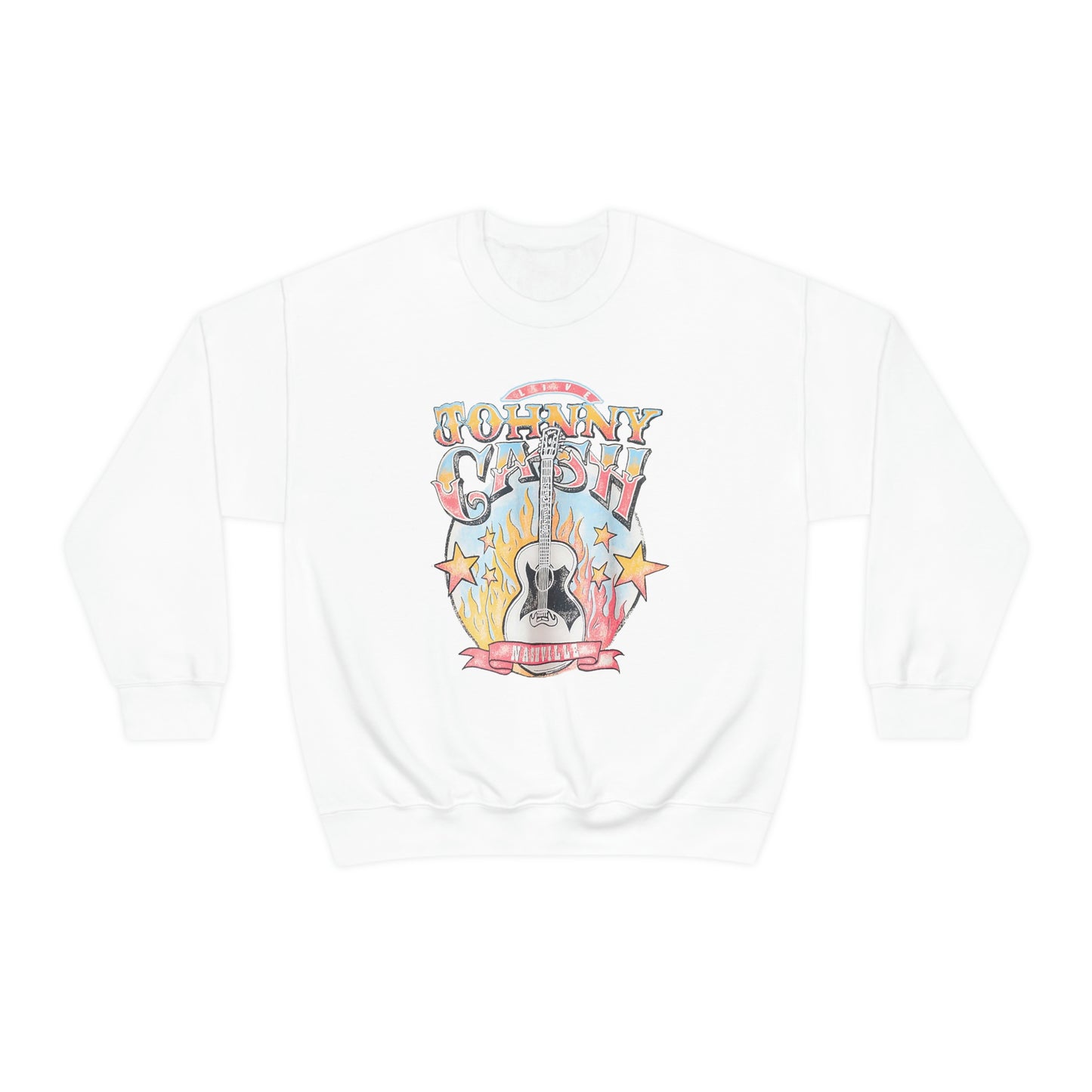 "Johnny Cash" Unisex Heavy Blend™ Crewneck Sweatshirt