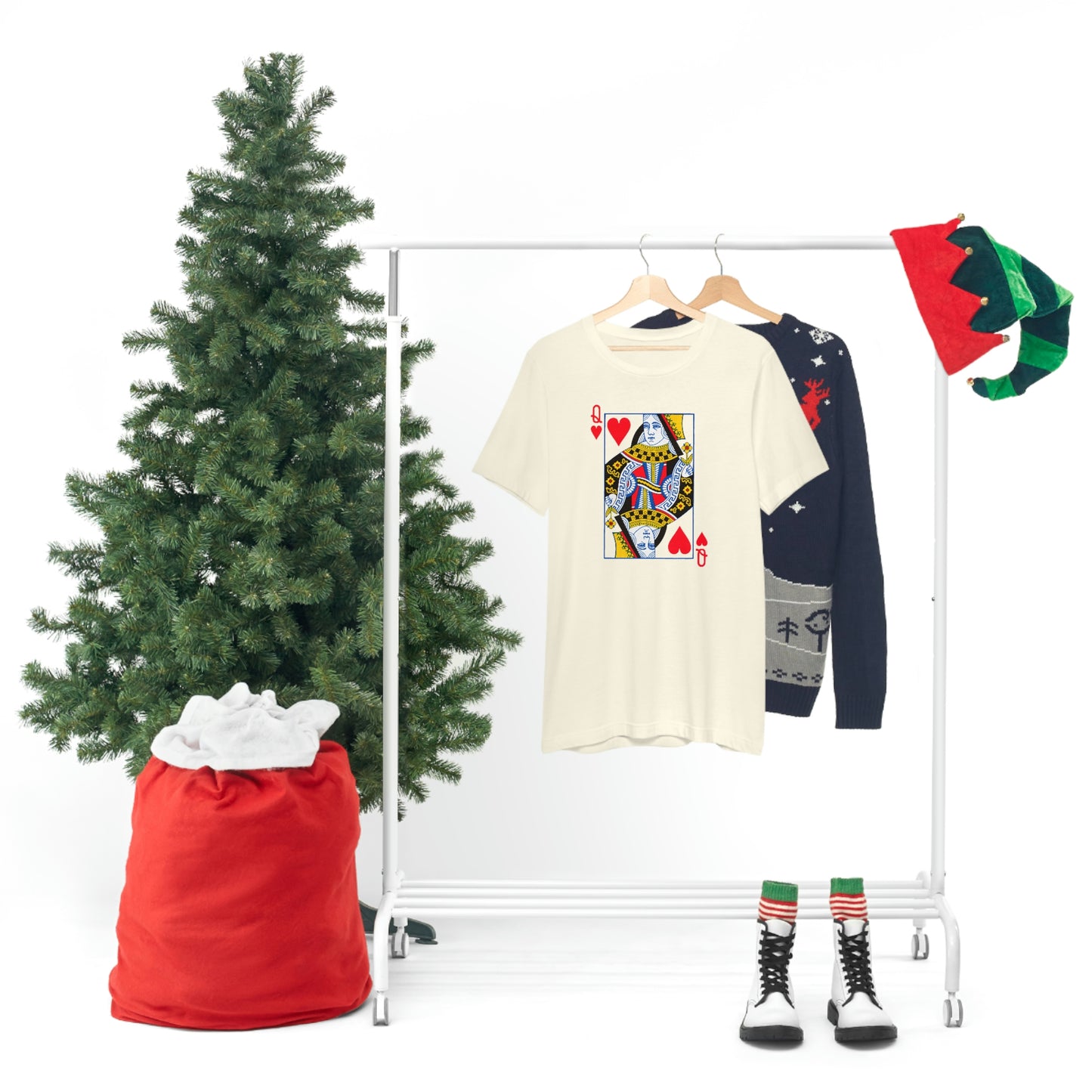 "Queen of Hearts" Unisex Jersey Short Sleeve Tee