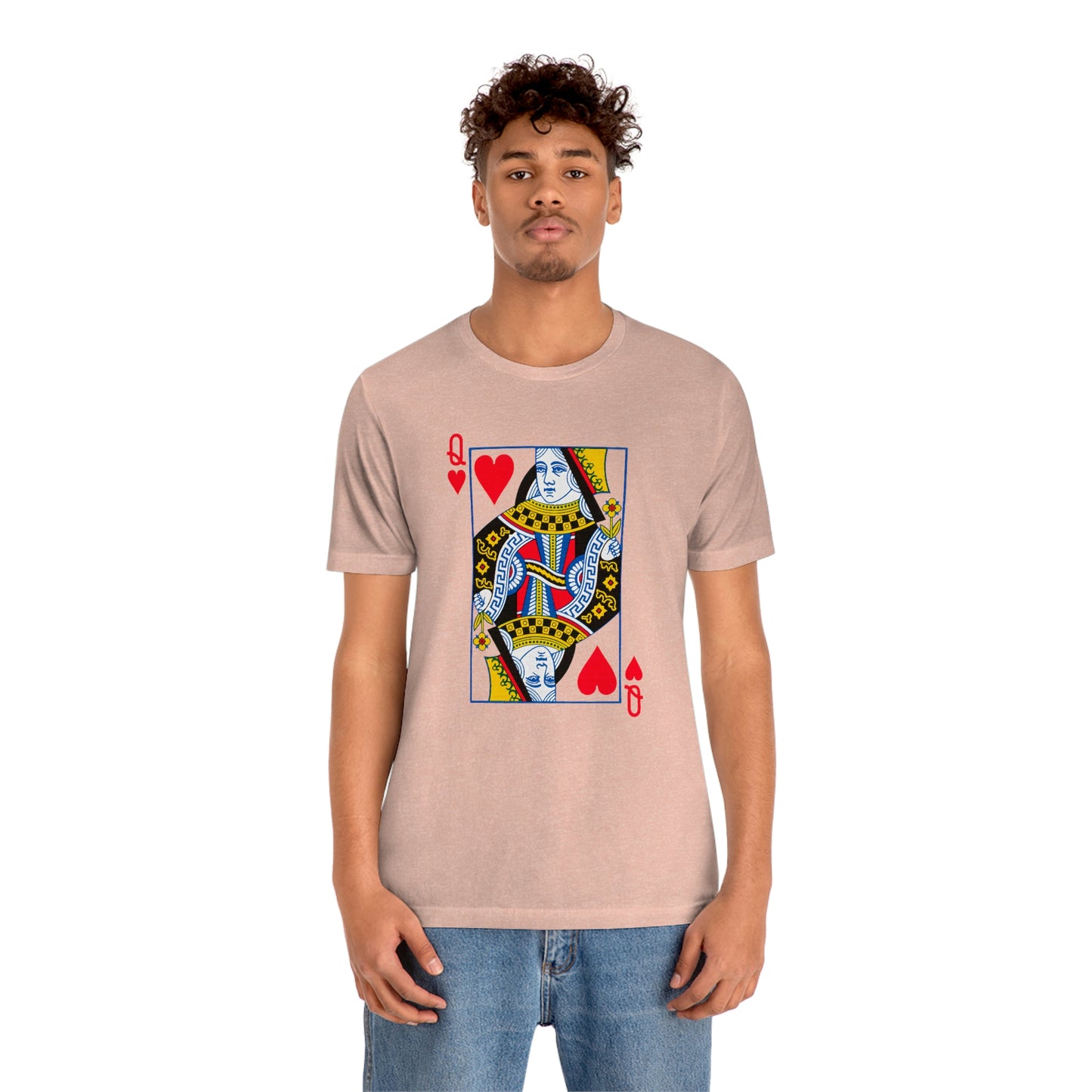 "Queen of Hearts" Unisex Jersey Short Sleeve Tee