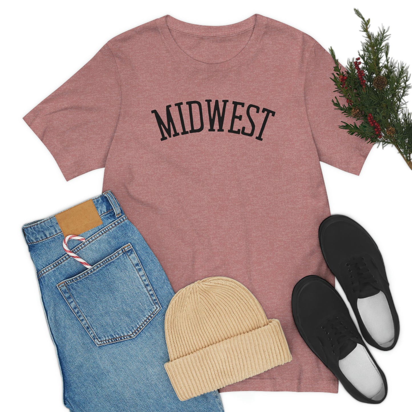 "Midwest" Unisex Jersey Short Sleeve Tee