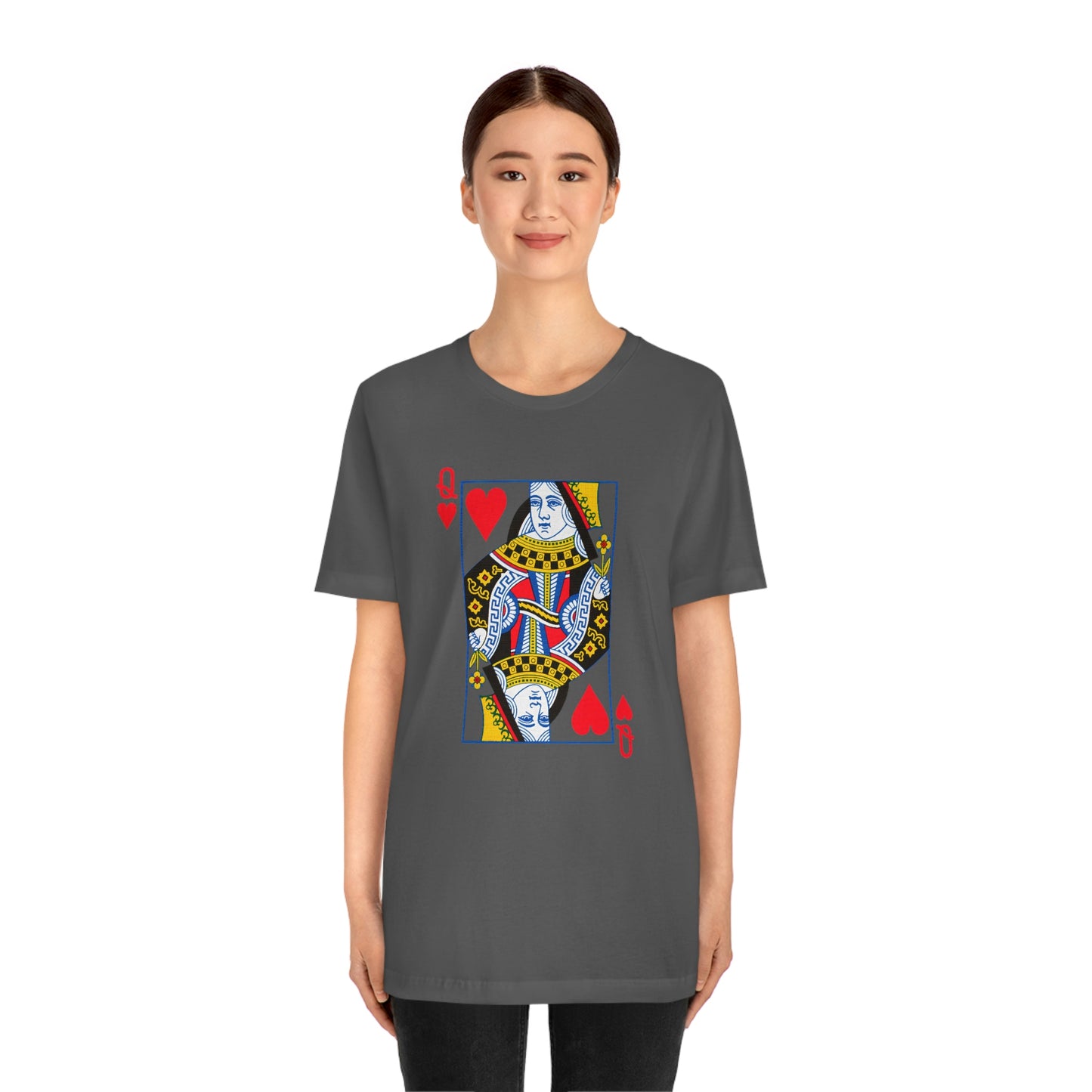 "Queen of Hearts" Unisex Jersey Short Sleeve Tee