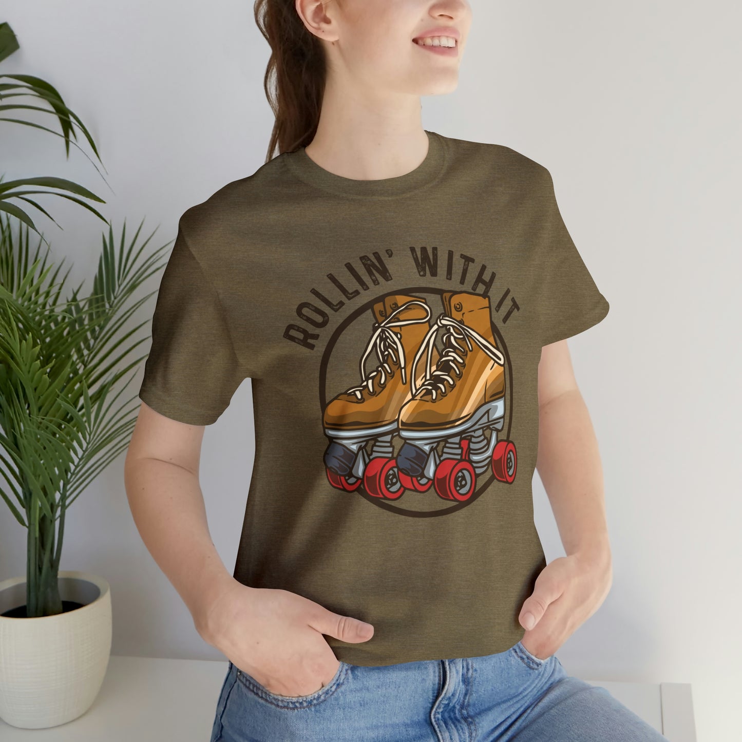 "Rollin' With It" Bella Canvas Short Sleeve Tee