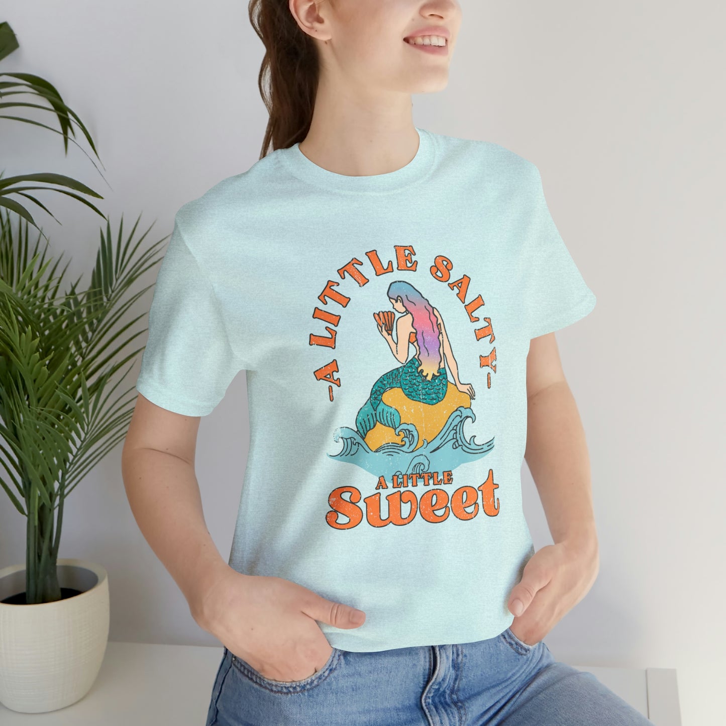 "A Little Salty, A Little Sweet" Bella Canvas Unisex Jersey Short Sleeve Tee