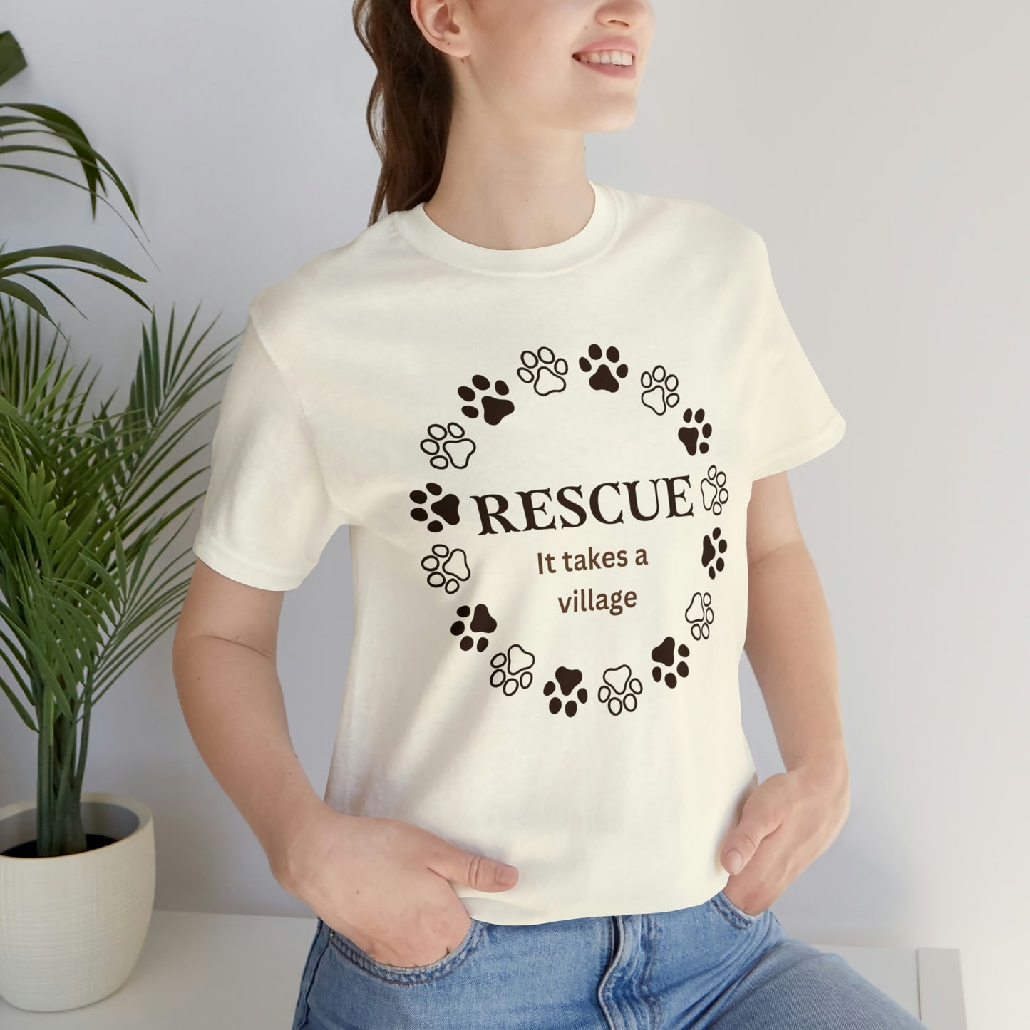 "Rescue" Bella Canvas Unisex Jersey Short Sleeve Tee