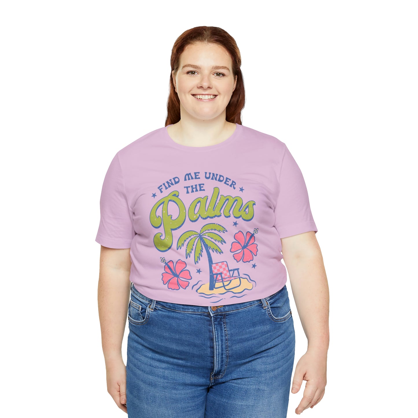 "Find Me Under the Palms" Bella Canvas Short Sleeve Tee