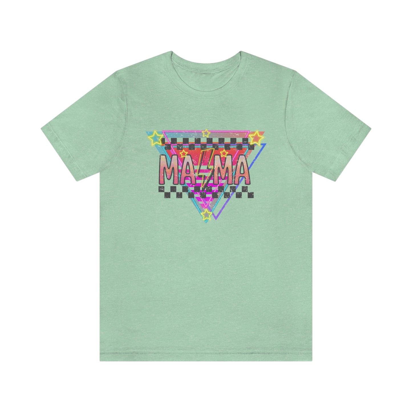 "Retro MAMA" Unisex Jersey Short Sleeve Tee