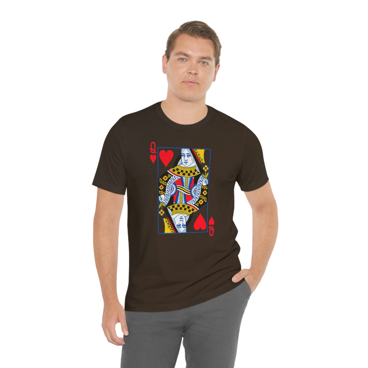"Queen of Hearts" Unisex Jersey Short Sleeve Tee
