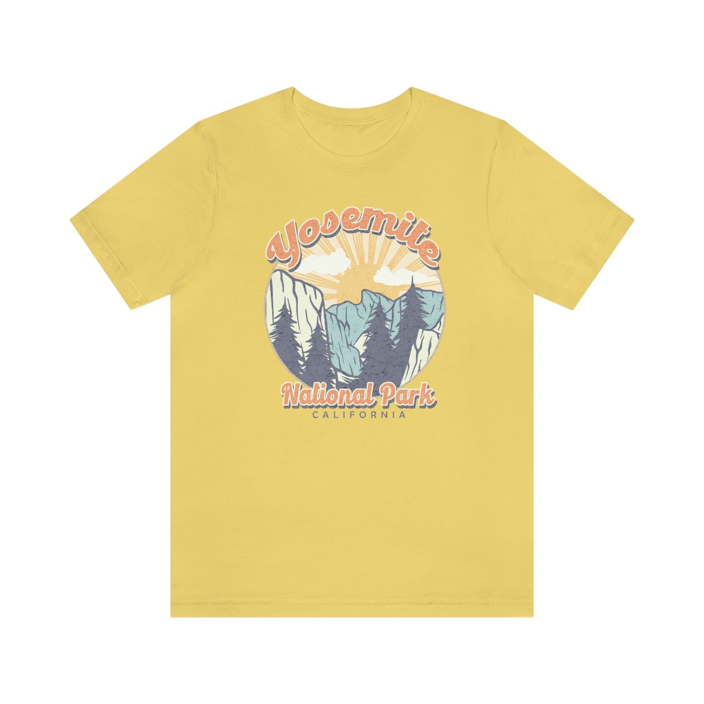 "Yosemite National Park" Bella Canvas Short Sleeve Tee