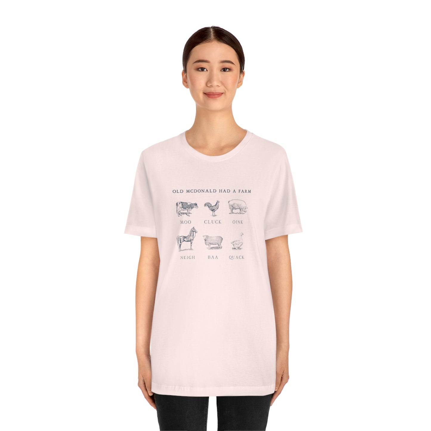 "Old McDonald Tee" Unisex Jersey Short Sleeve Tee (Bella Canvas 3001)