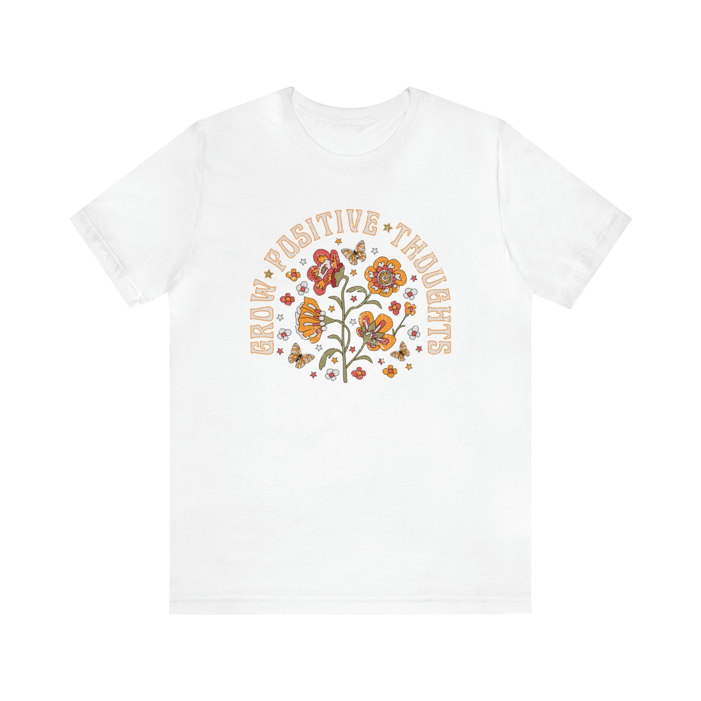 "Grow Positive Thoughts" Bella Canvas Short Sleeve Tee