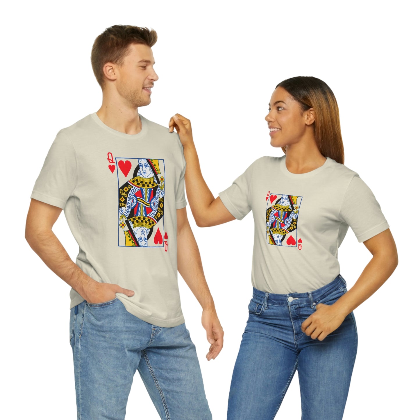 "Queen of Hearts" Unisex Jersey Short Sleeve Tee