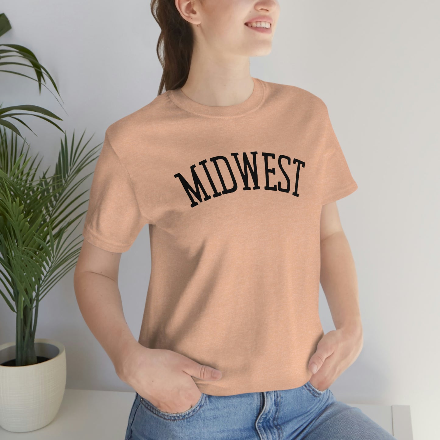 "Midwest" Unisex Jersey Short Sleeve Tee