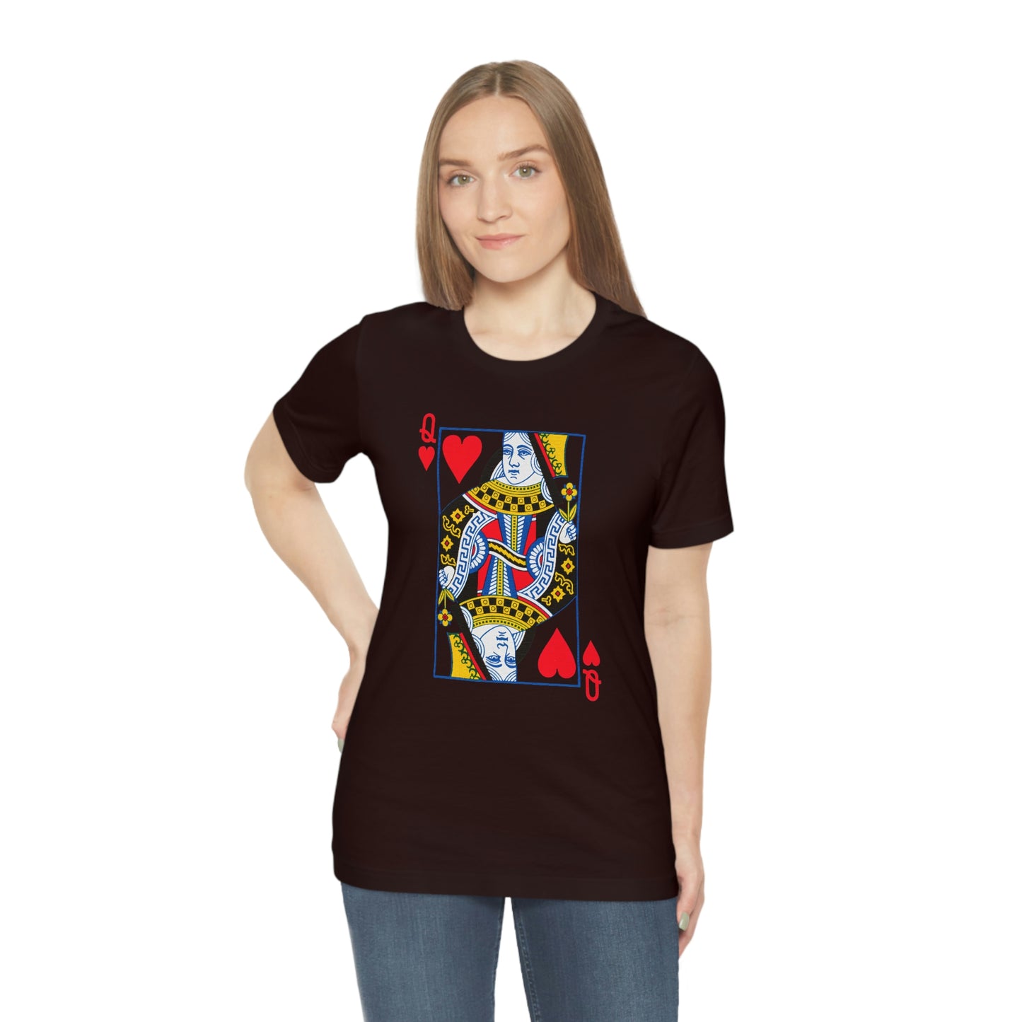 "Queen of Hearts" Unisex Jersey Short Sleeve Tee