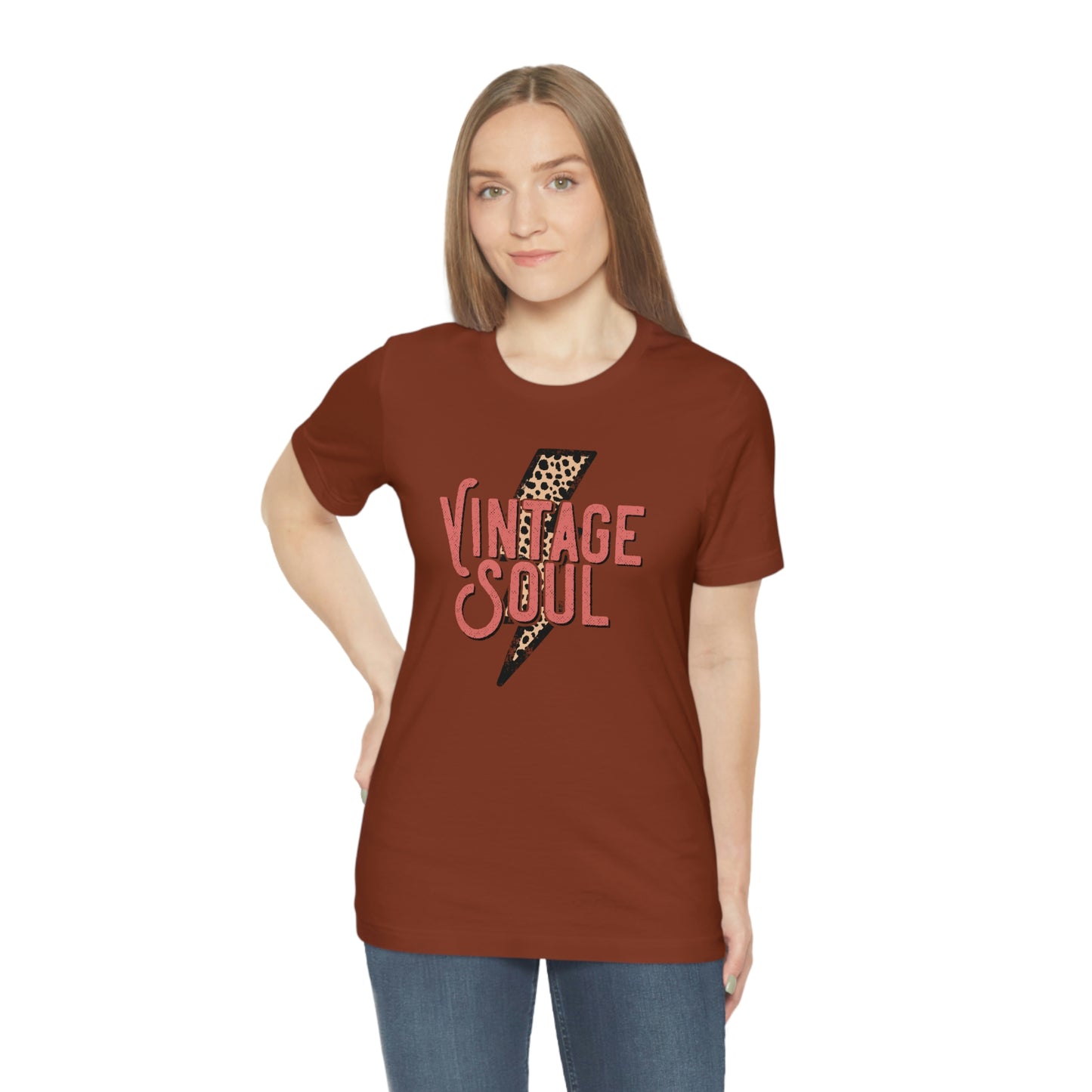 "Vintage Soul" Unisex Jersey Short Sleeve Tee