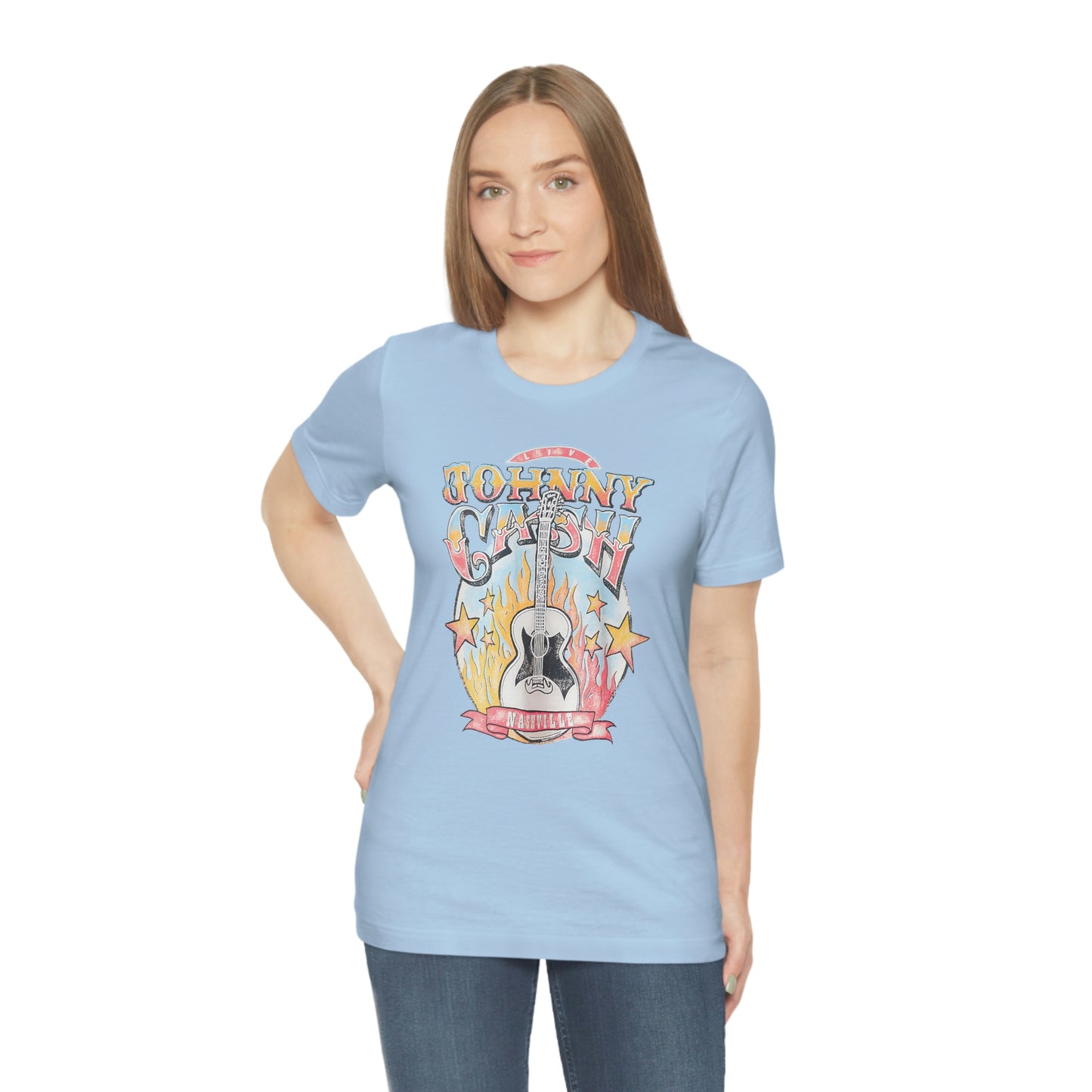 "Johnny Cash" Unisex Jersey Short Sleeve Tee