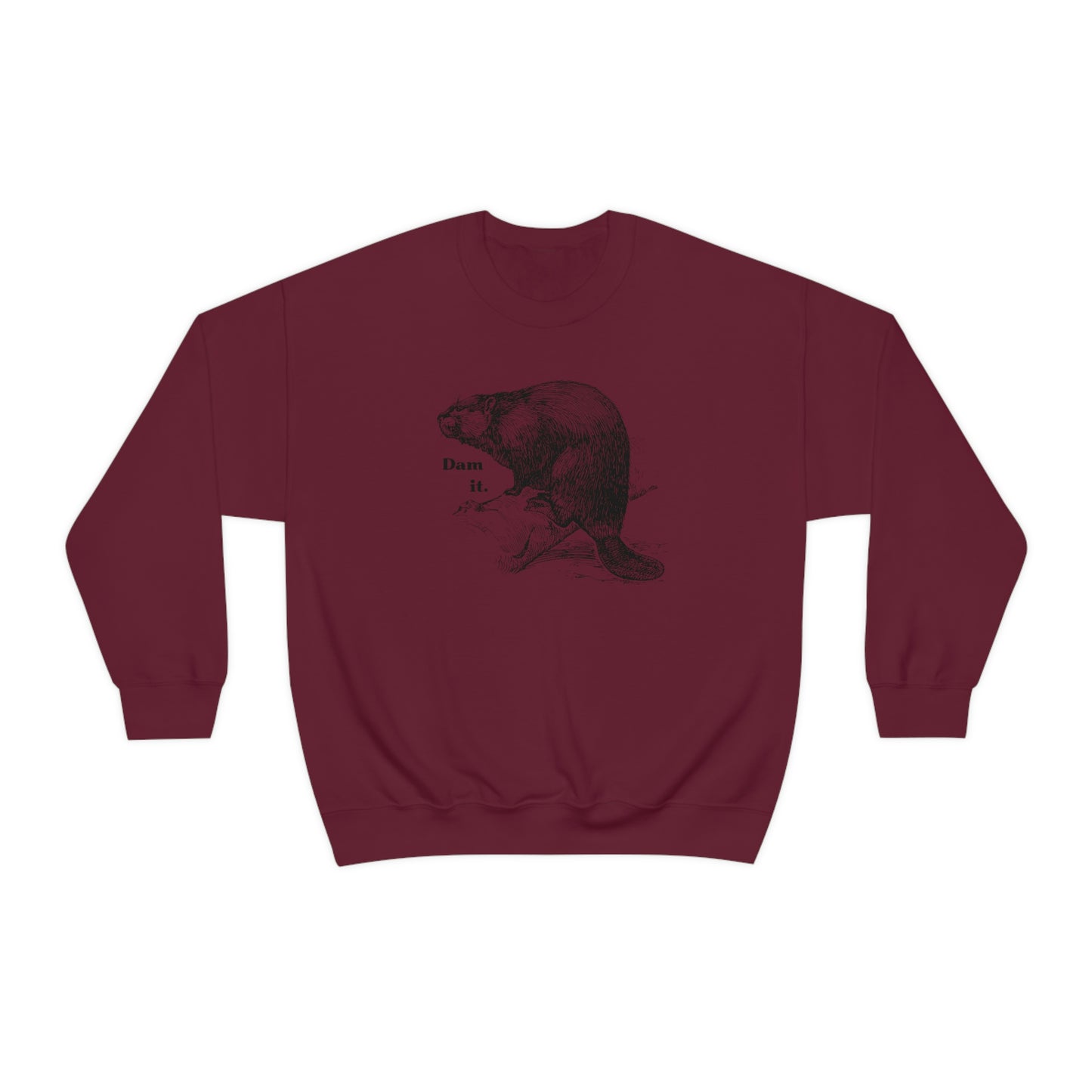 "Dam it" Gildan Graphic Crewneck Sweatshirt