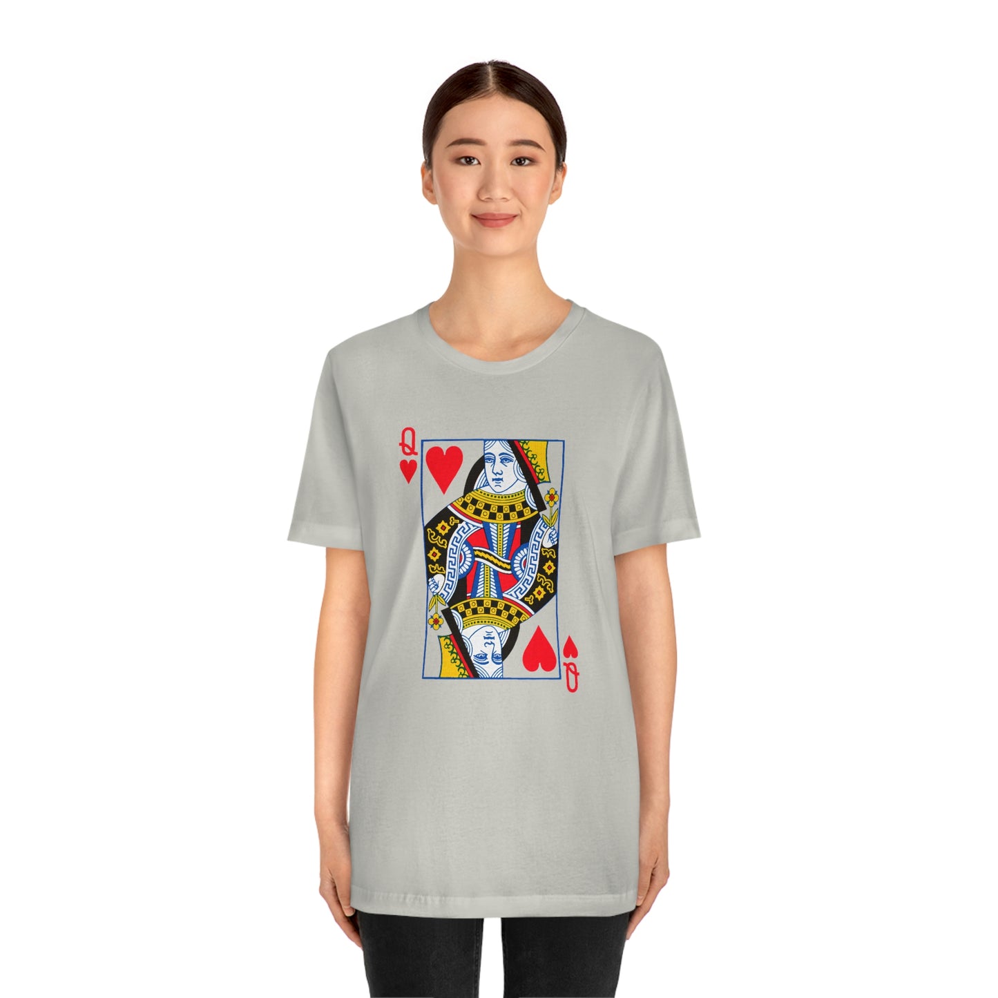 "Queen of Hearts" Unisex Jersey Short Sleeve Tee