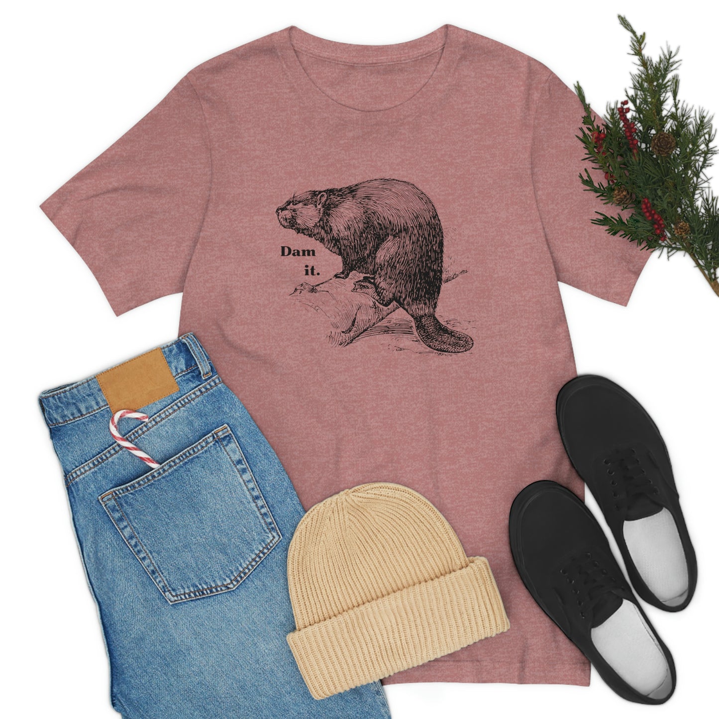 "Dam it" Bella Canvas Graphic Short Sleeve Tee