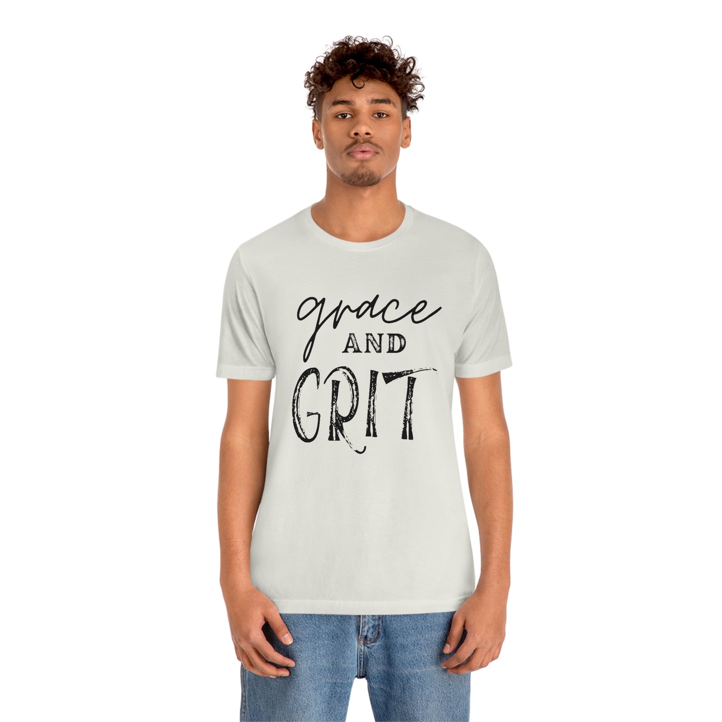 "Grace and Grit" Unisex Jersey Short Tee