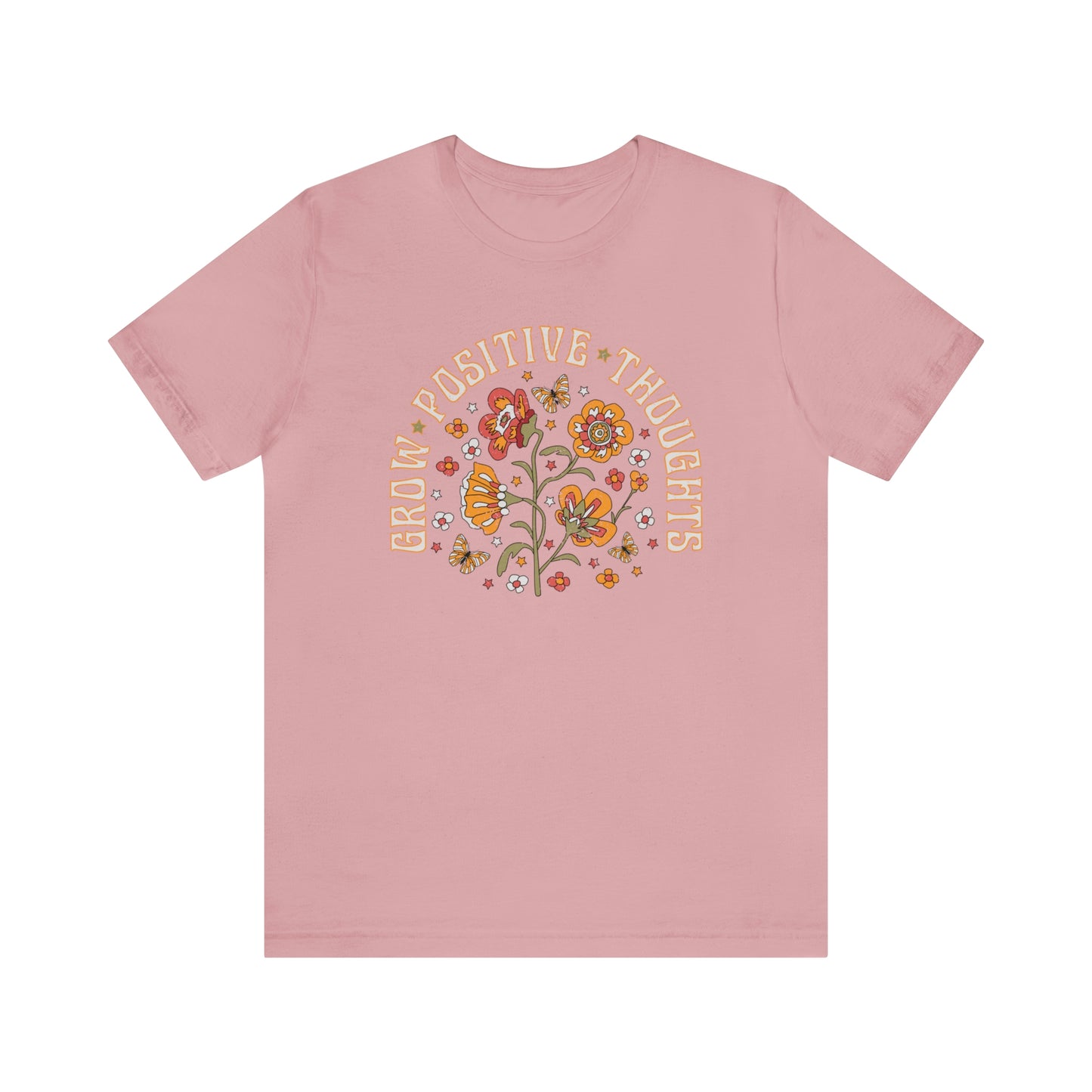 "Grow Positive Thoughts" Bella Canvas Short Sleeve Tee