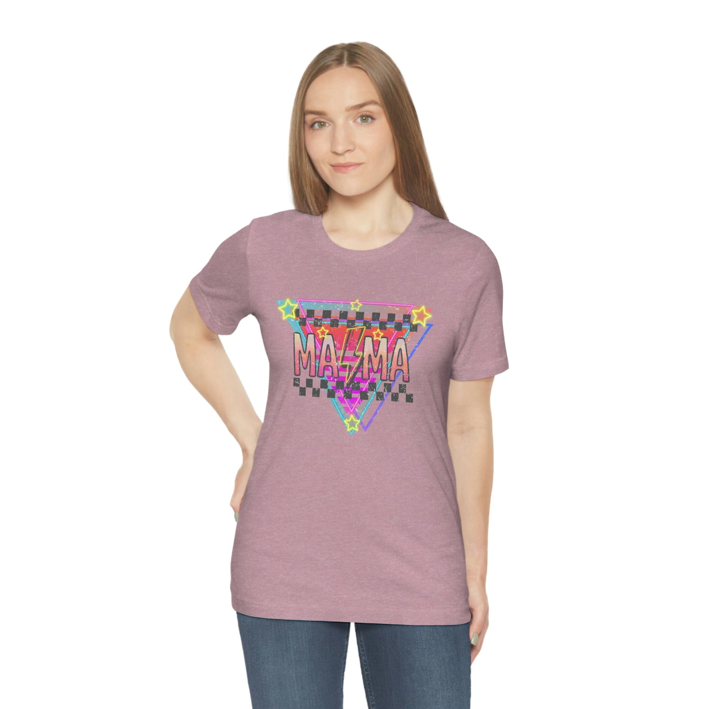 "Retro MAMA" Unisex Jersey Short Sleeve Tee