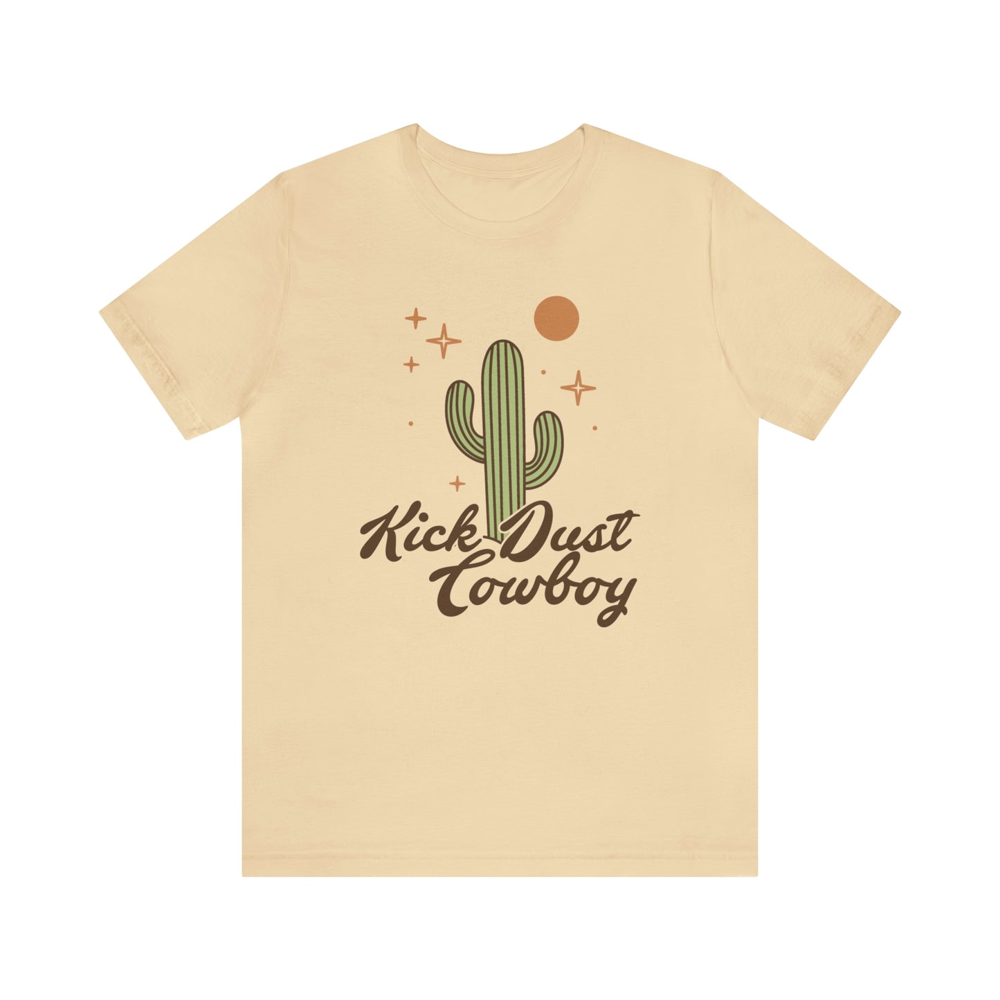 "Kick Dust Cowboy" Bella Canvas Short Sleeve Tee