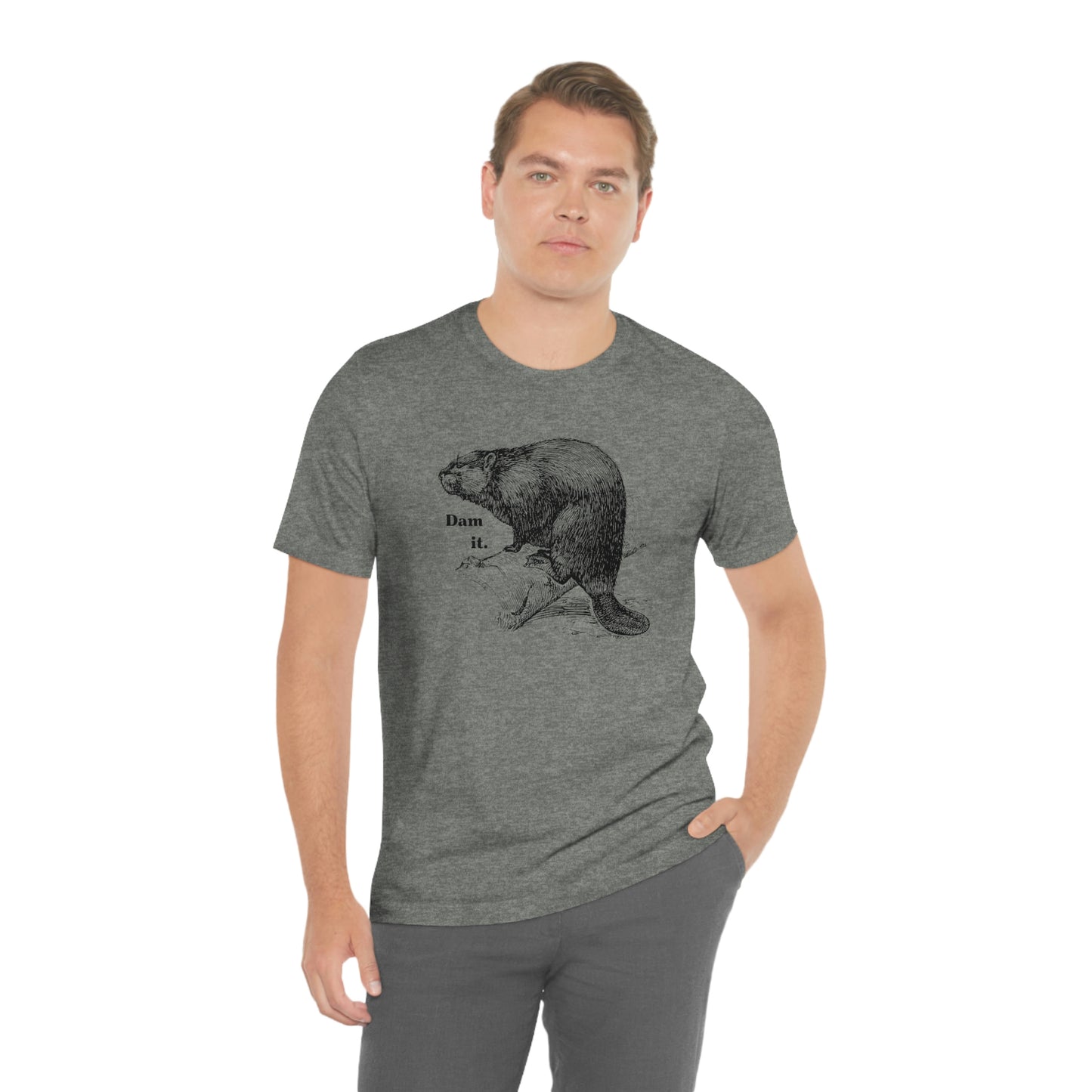 "Dam it" Bella Canvas Graphic Short Sleeve Tee