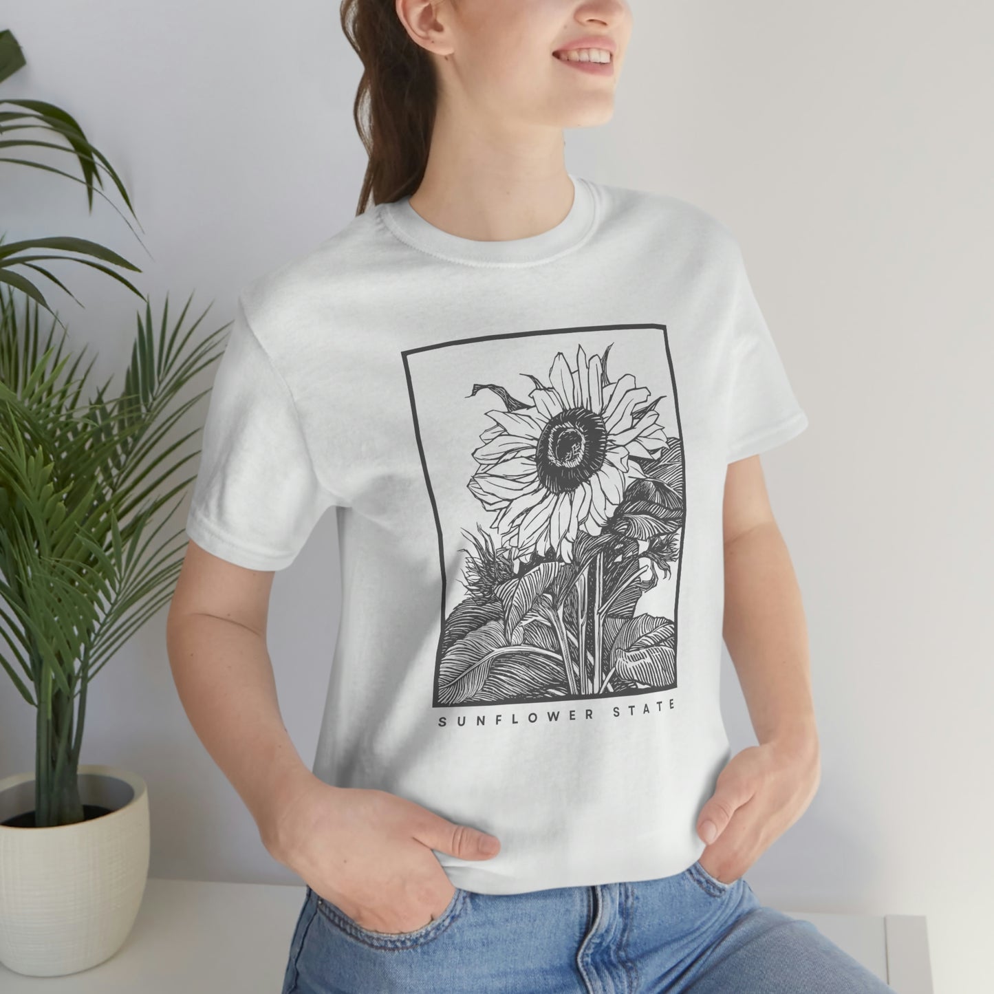"Sunflower" Bella Canvas Unisex Jersey Short Sleeve Tee
