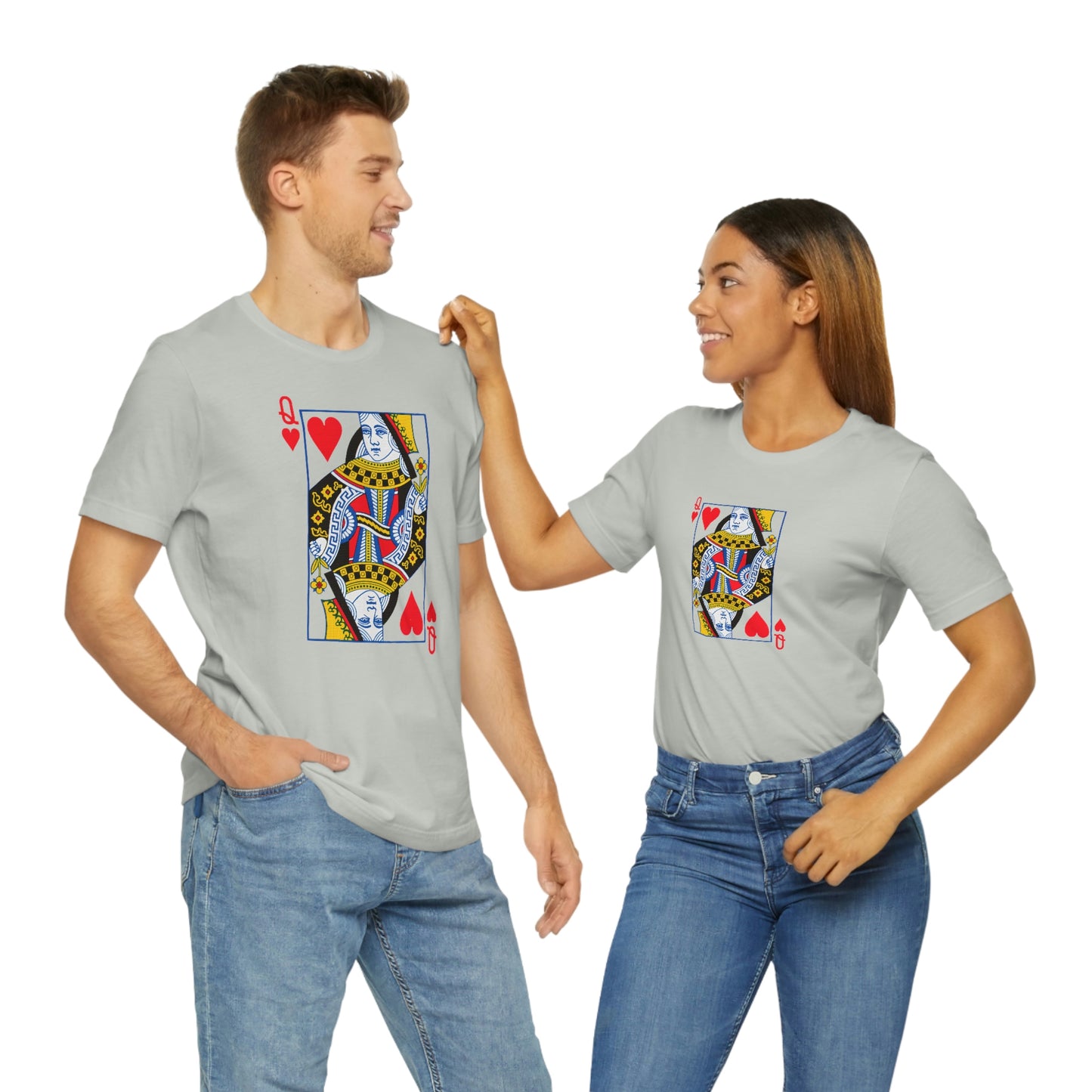 "Queen of Hearts" Unisex Jersey Short Sleeve Tee