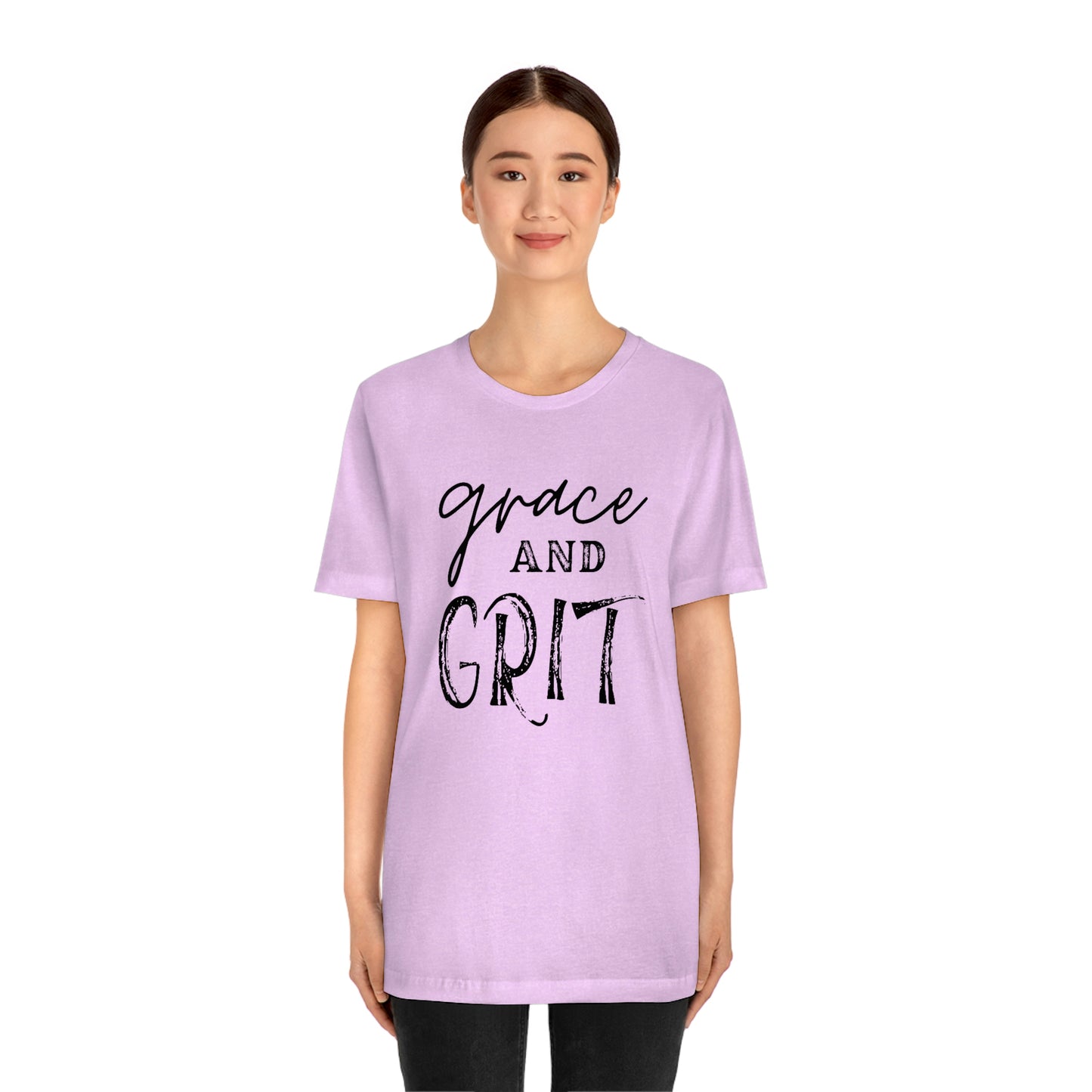 "Grace and Grit" Unisex Jersey Short Tee