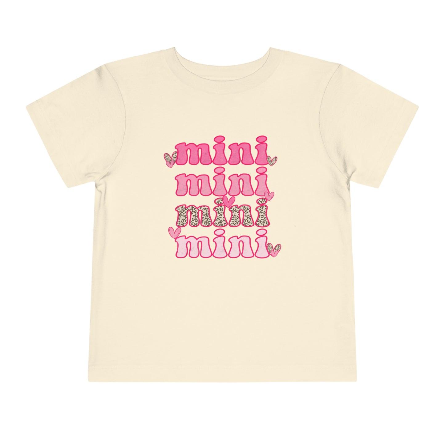 "Mini" Bella Canvas Toddler Short Sleeve Tee (2T-5T)