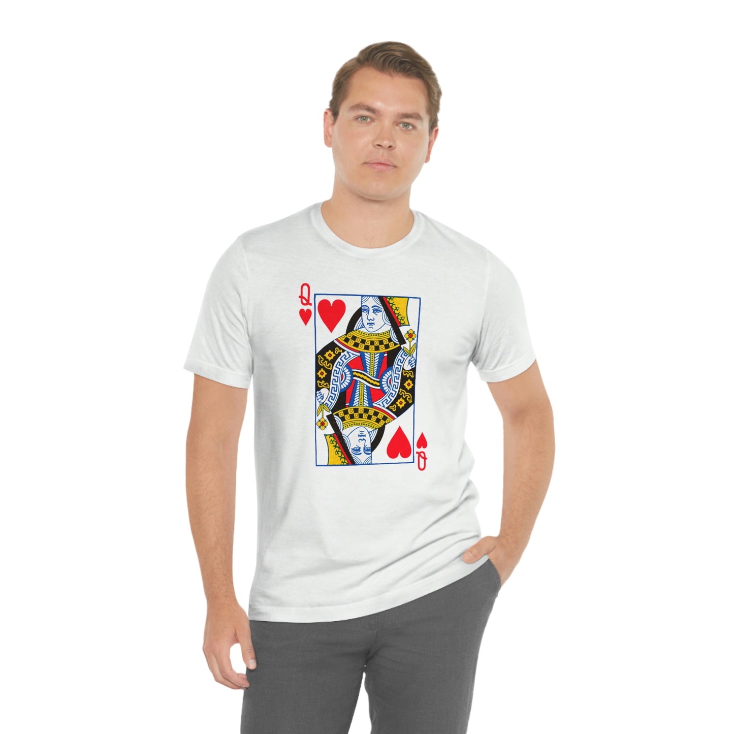 "Queen of Hearts" Unisex Jersey Short Sleeve Tee