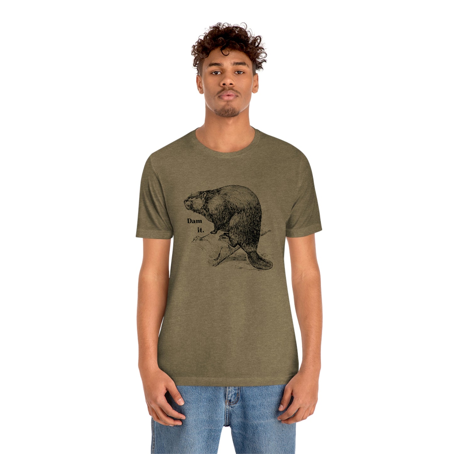 "Dam it" Bella Canvas Graphic Short Sleeve Tee