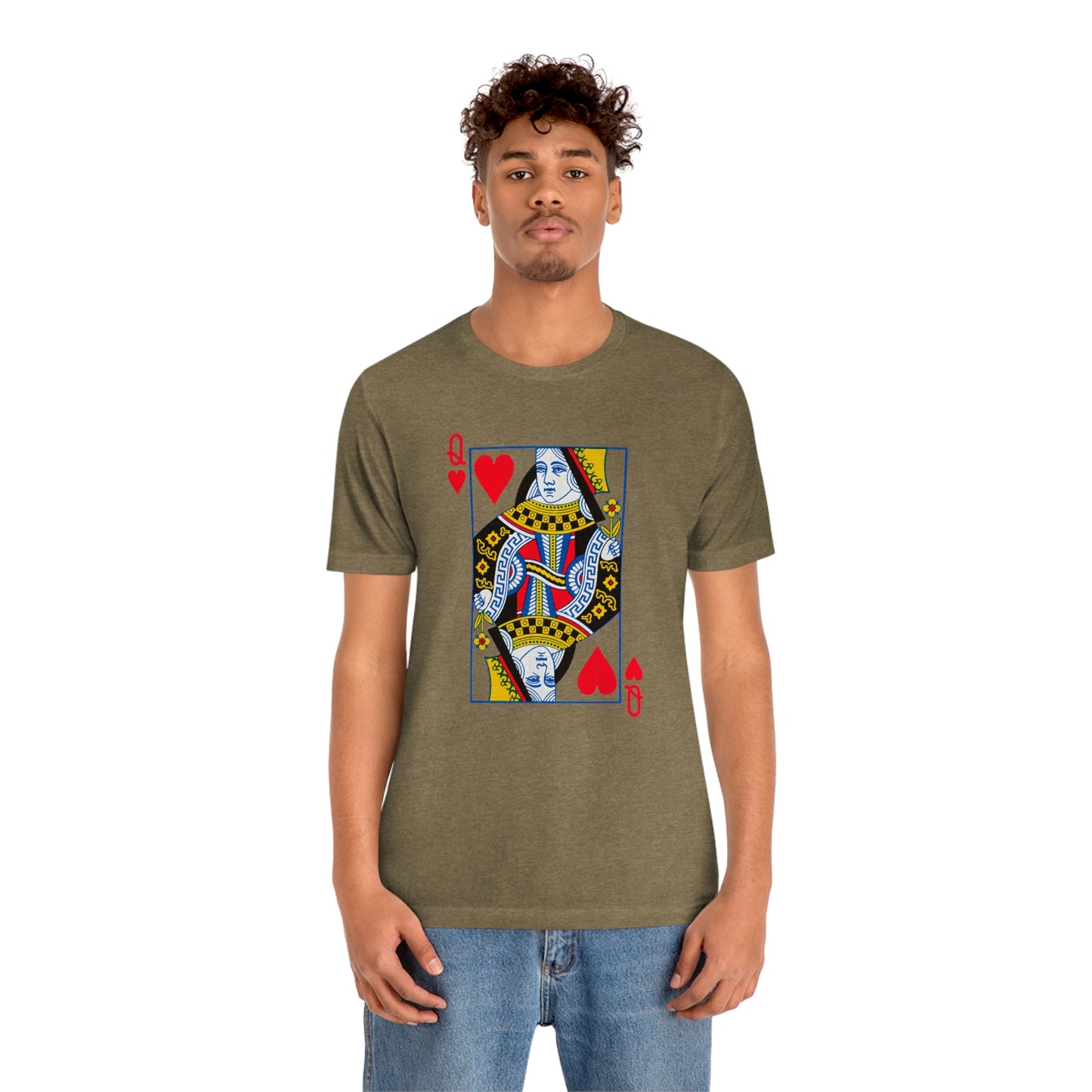 "Queen of Hearts" Unisex Jersey Short Sleeve Tee