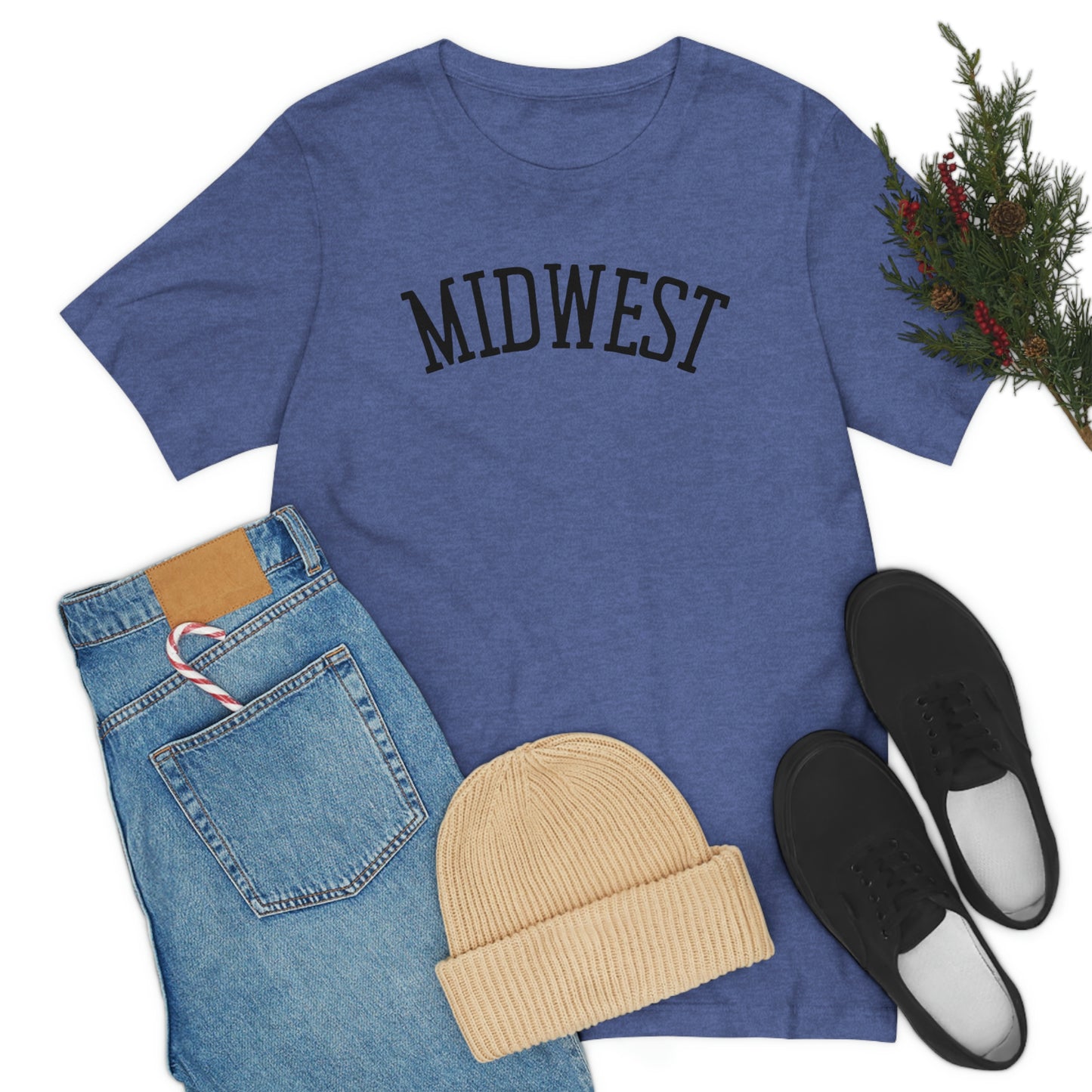 "Midwest" Unisex Jersey Short Sleeve Tee