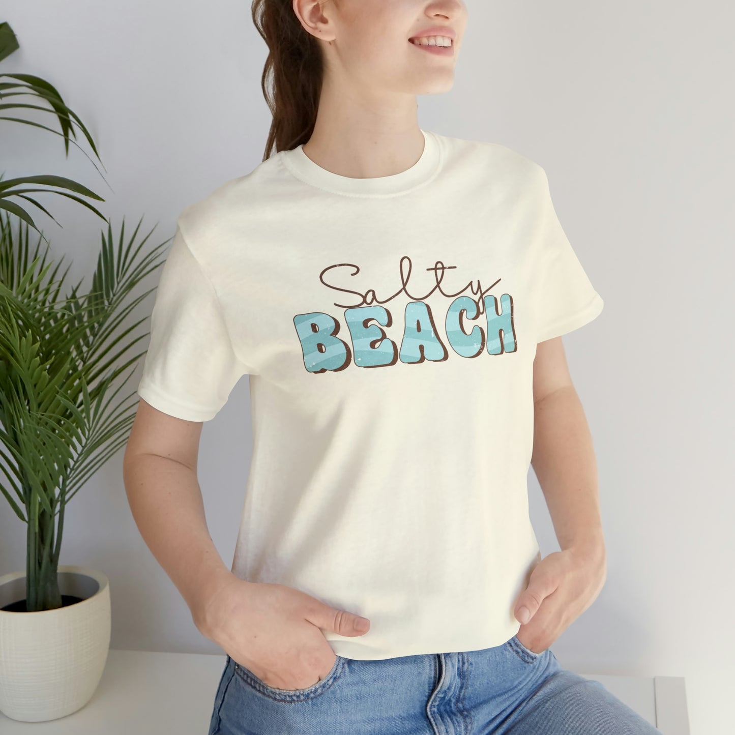 "Salty Beach" Bella Canvas Short Sleeve Tee