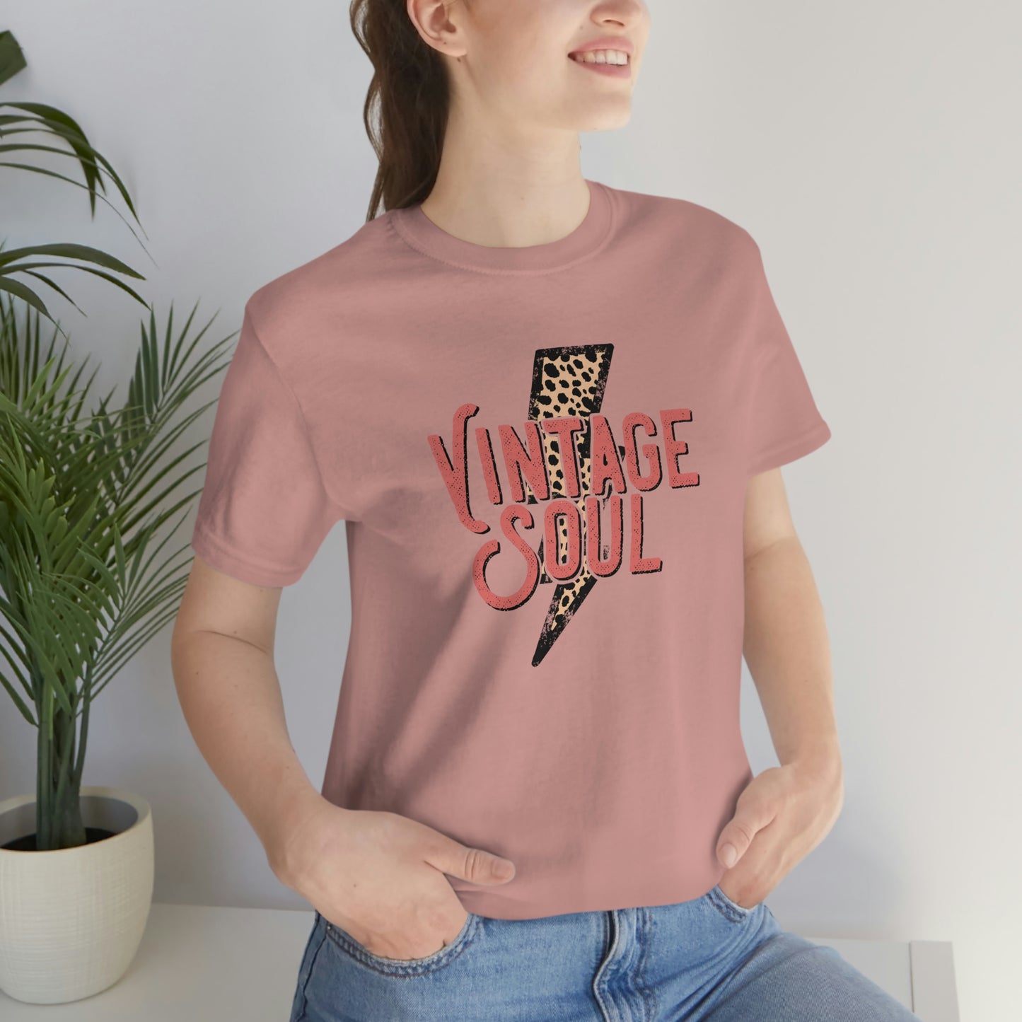 "Vintage Soul" Unisex Jersey Short Sleeve Tee