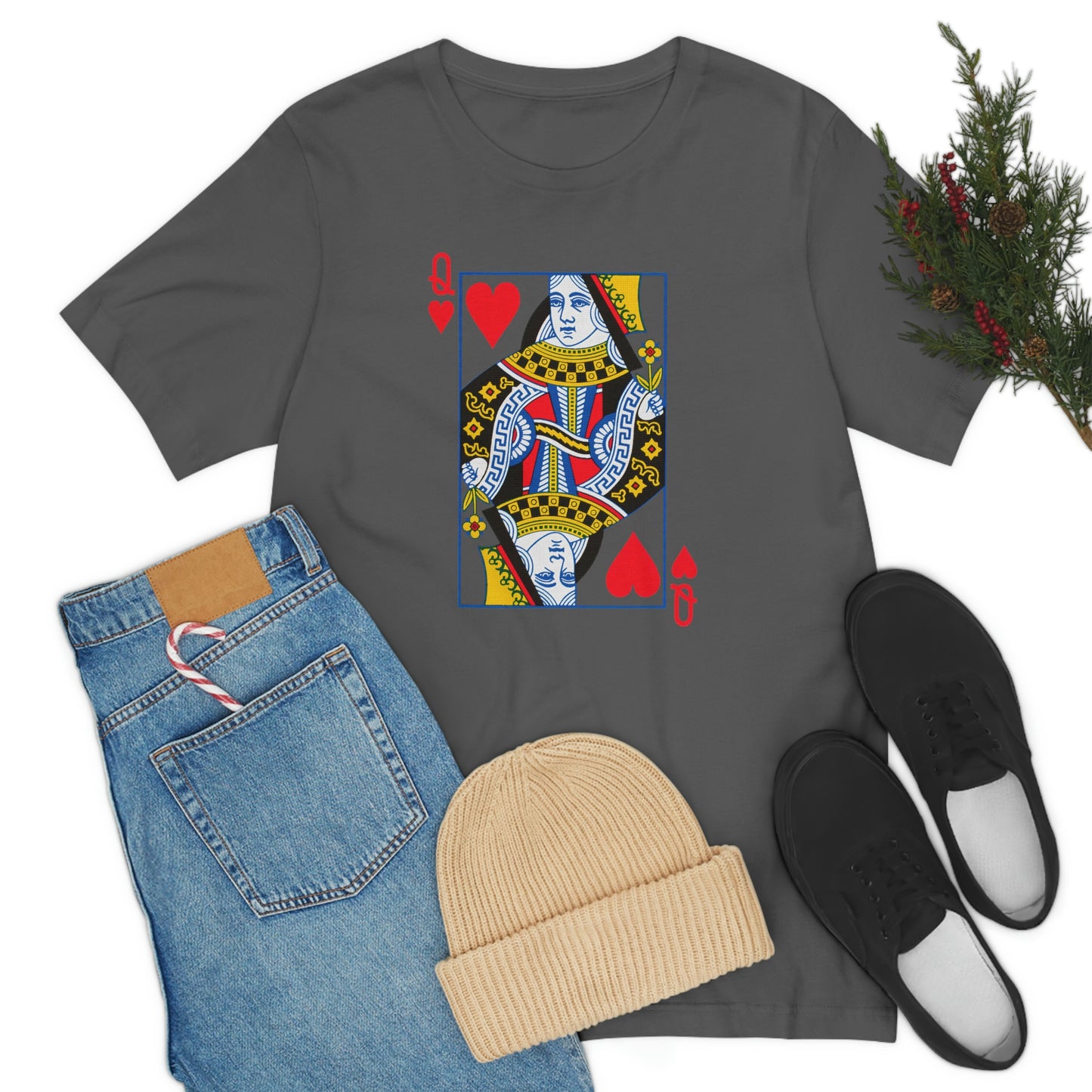 "Queen of Hearts" Unisex Jersey Short Sleeve Tee