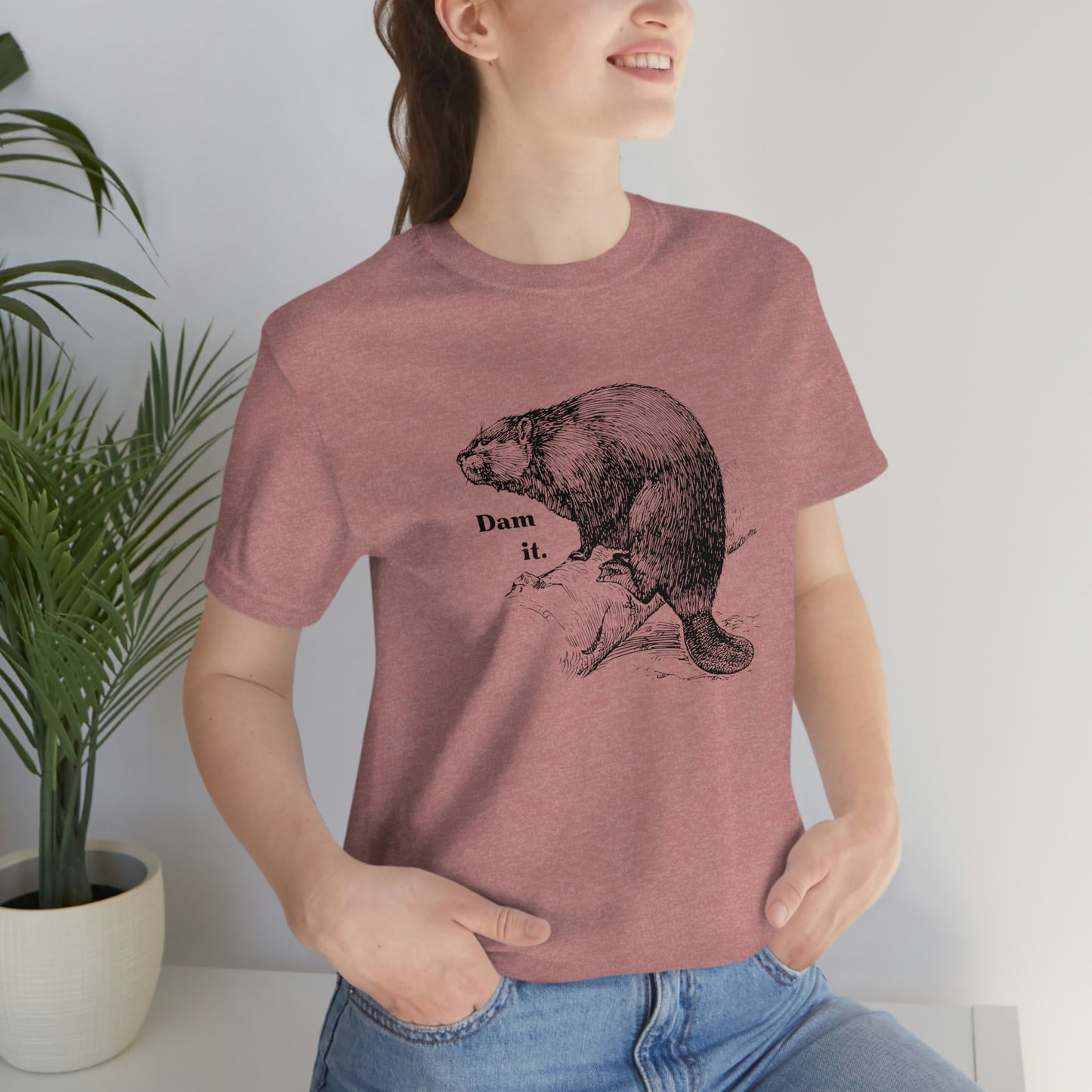 "Dam it" Bella Canvas Graphic Short Sleeve Tee