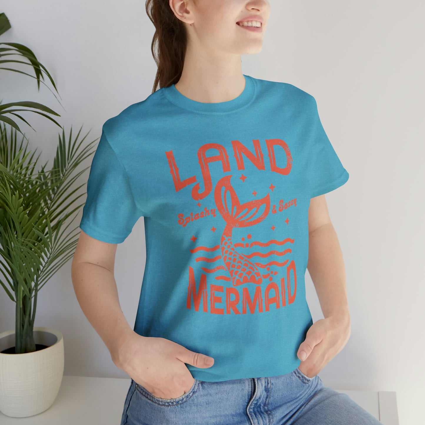 "Land Mermaid" Bella Canvas Short Sleeve Tee