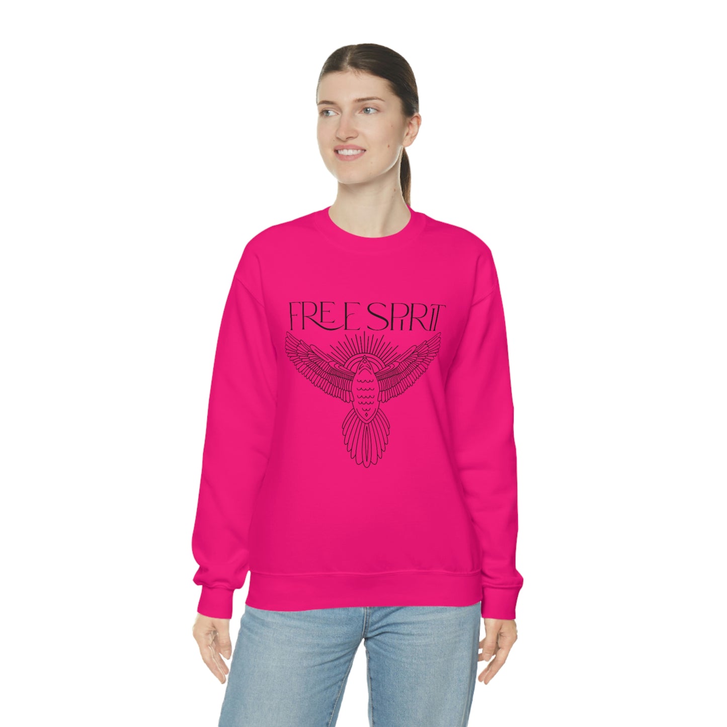 "Free Spirit" Unisex Crewneck Sweatshirt